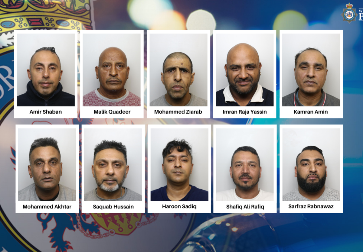 Twenty men jailed over child rape and sexual abuse in Calderdale