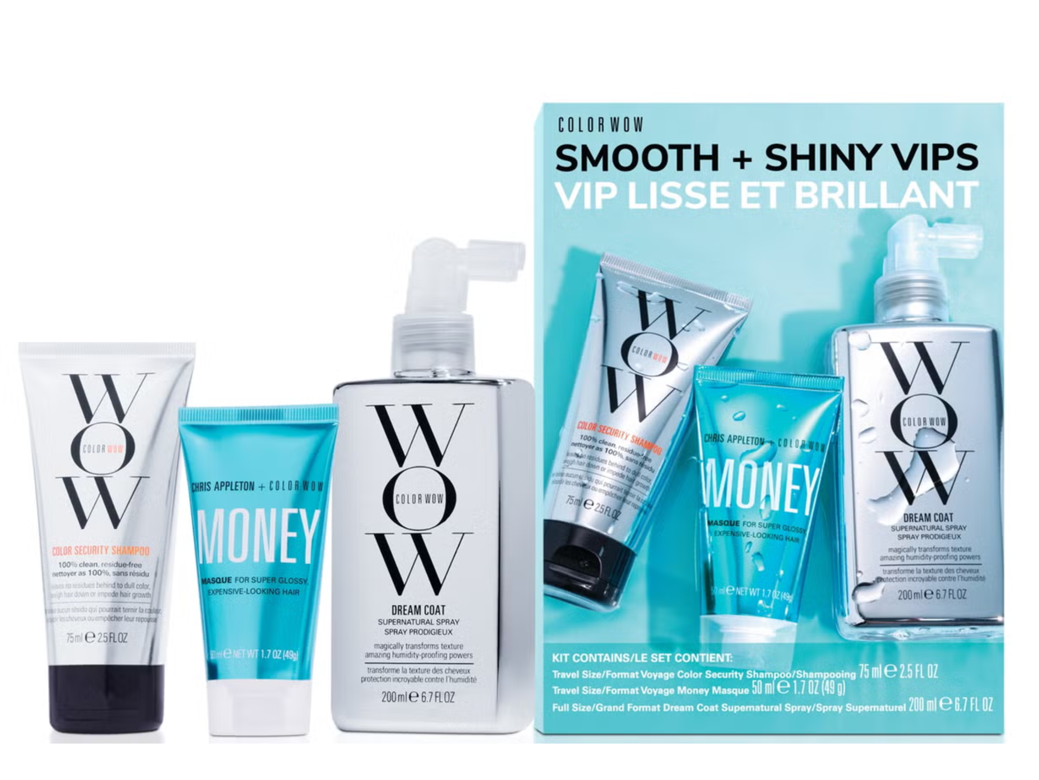 best beauty gift sets color wow smooth and shiny vips indybest