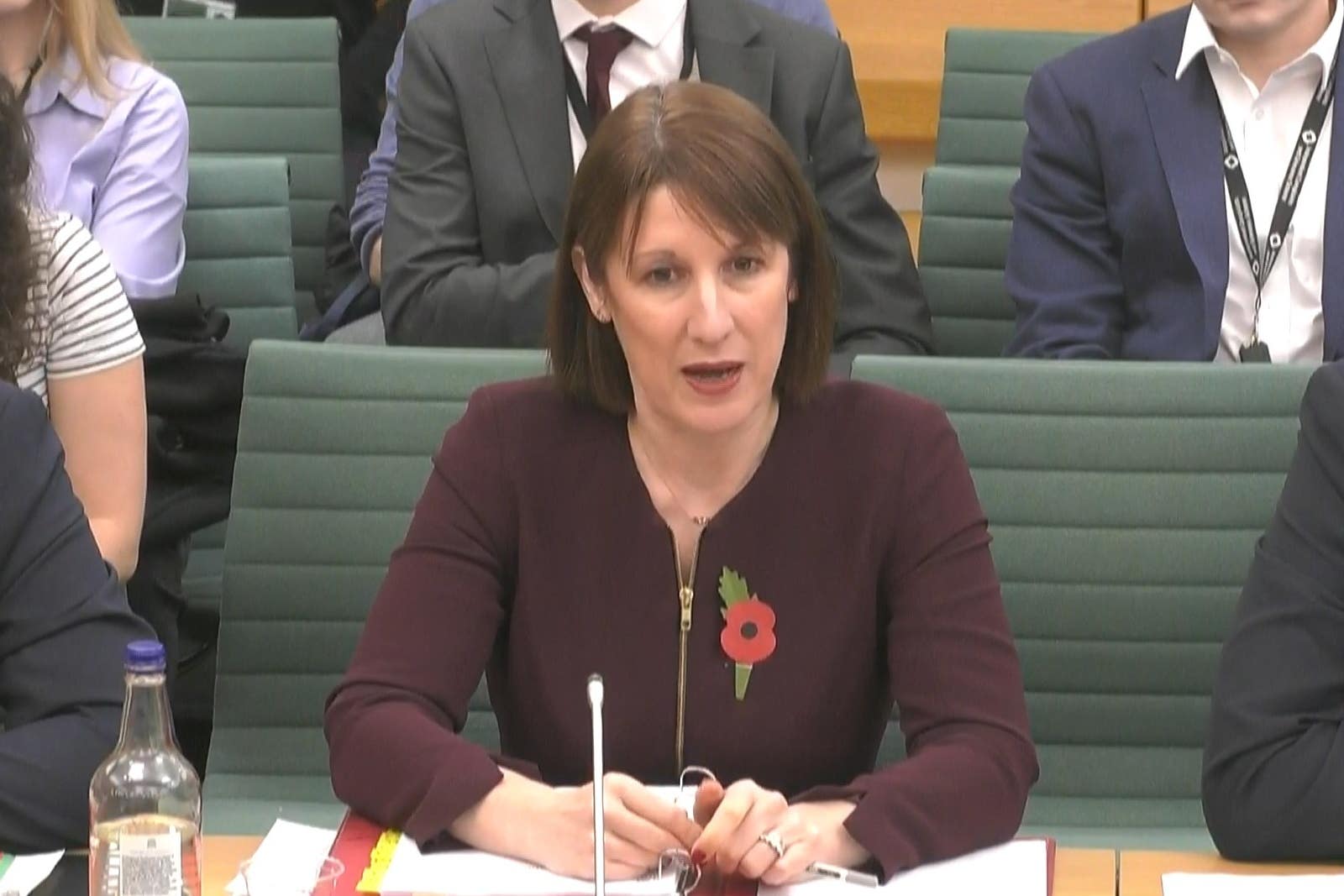 Chancellor Rachel Reeves appeared before the Treasury Select Committee on Wednesday (House of Commons/UK Parliament/PA)