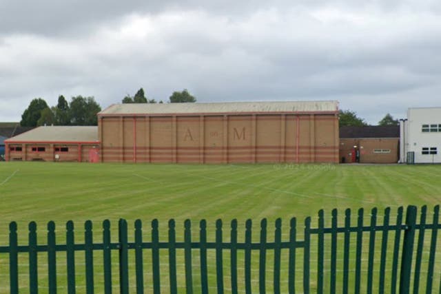 <p>Ashton on Mersey playing fields where a child collapsed </p>