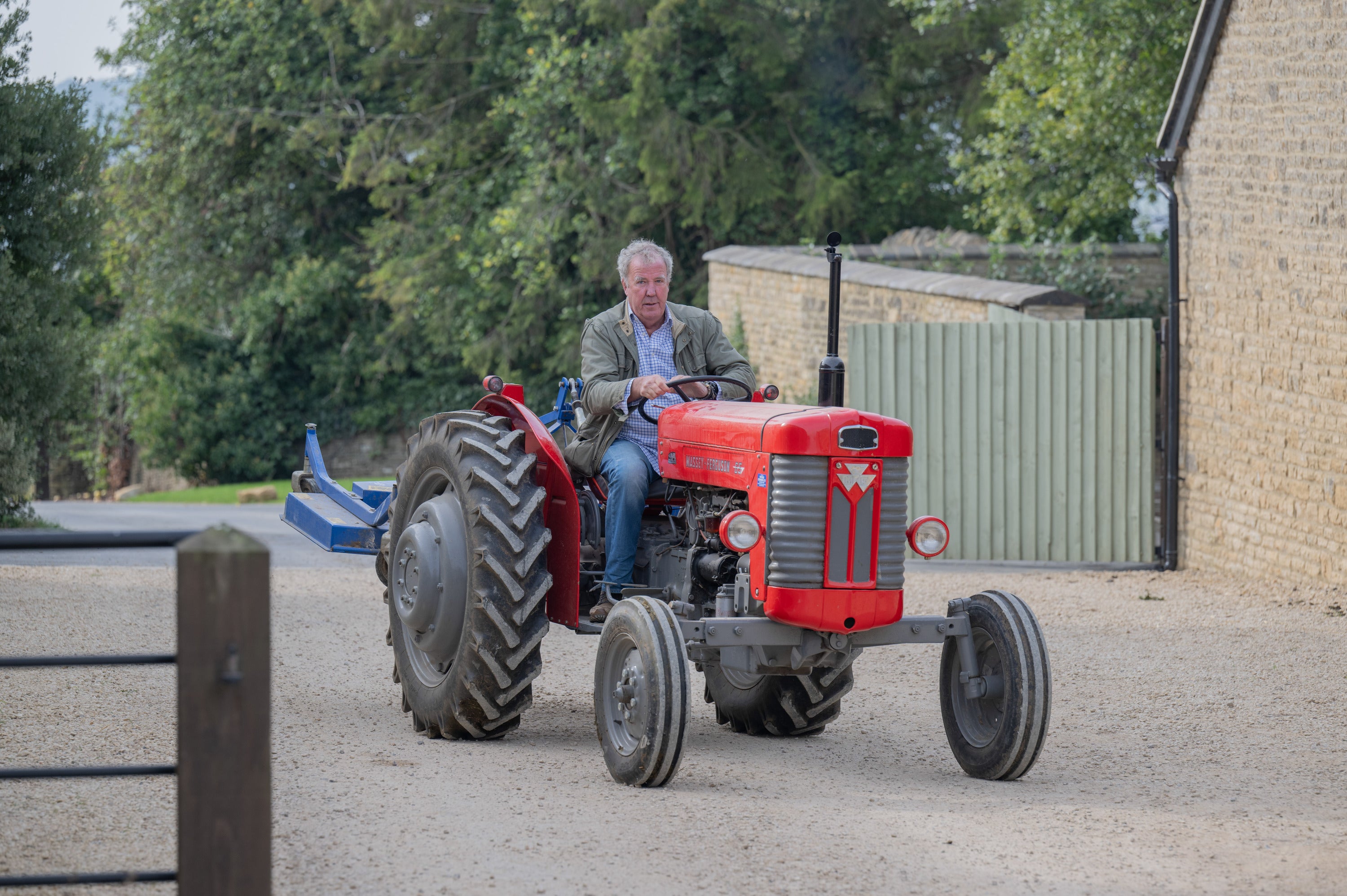 Clarkson em uma cena de seu show 'Clarkson's Farm'