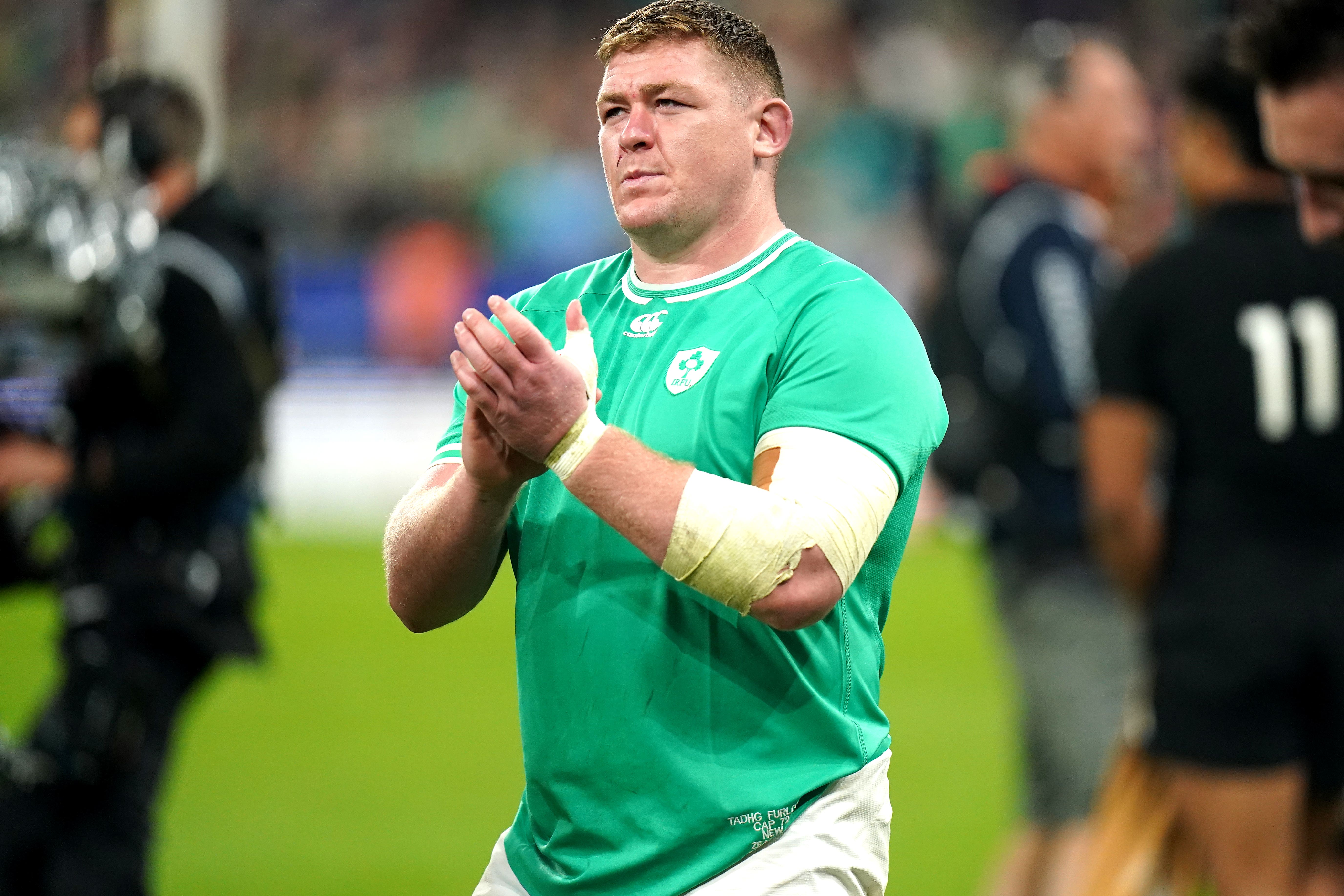 Prop Tadhg Furlong will miss Ireland’s autumn opener (Adam Davy/PA)