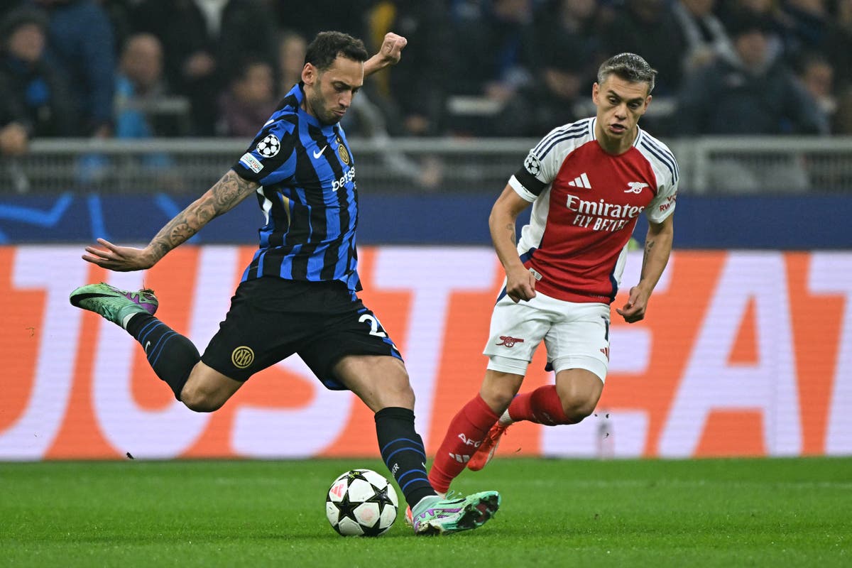 Hakan Calhanoglu penalty sinks Arsenal in clash with Inter – follow reaction