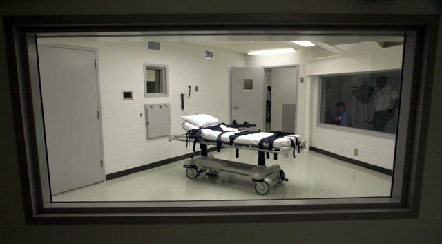 <p>Alabama’s lethal injection chamber at the Holman Correctional Facility in Atmore </p>