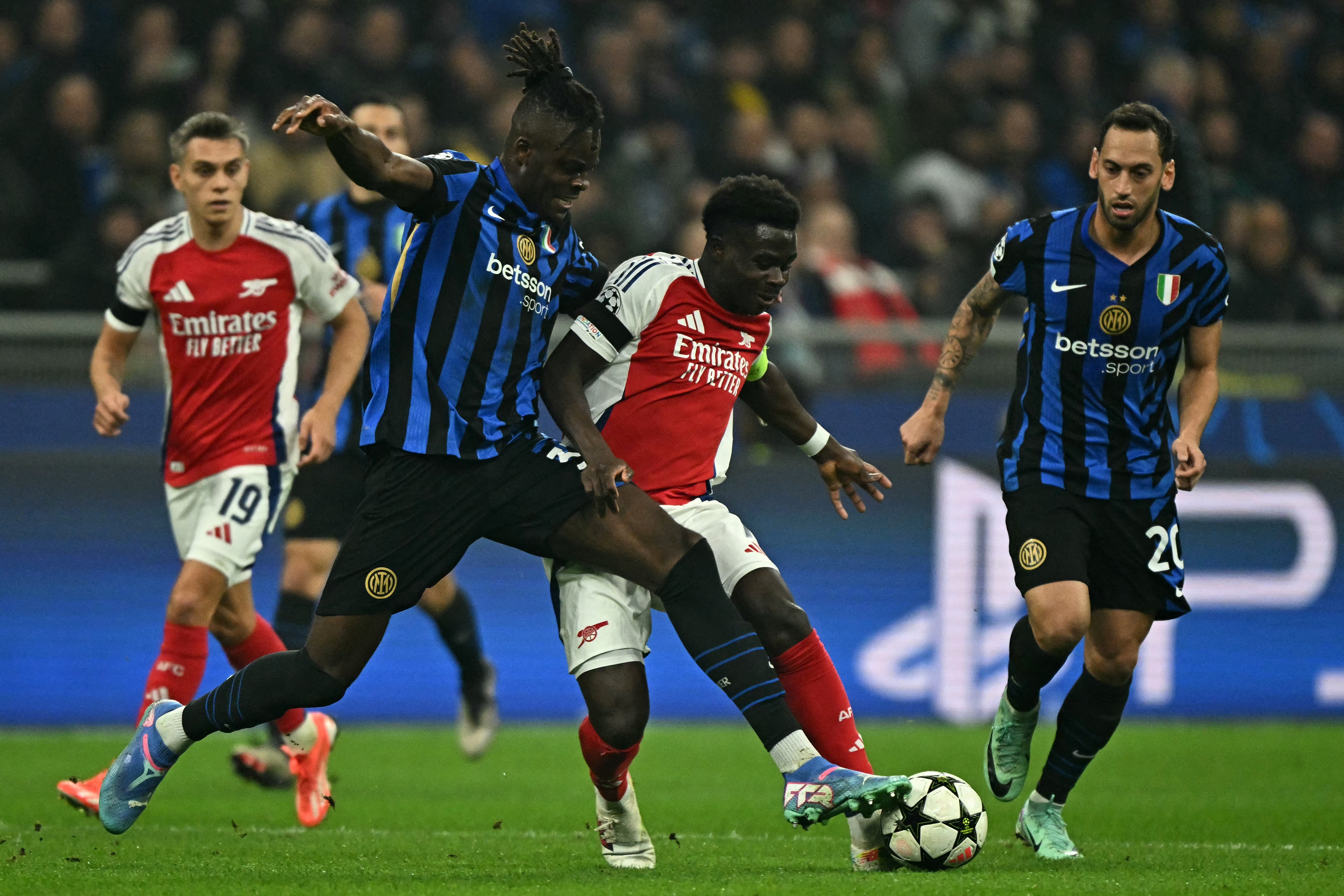 Bukayo Saka’s influence was limited but a strong Inter defence