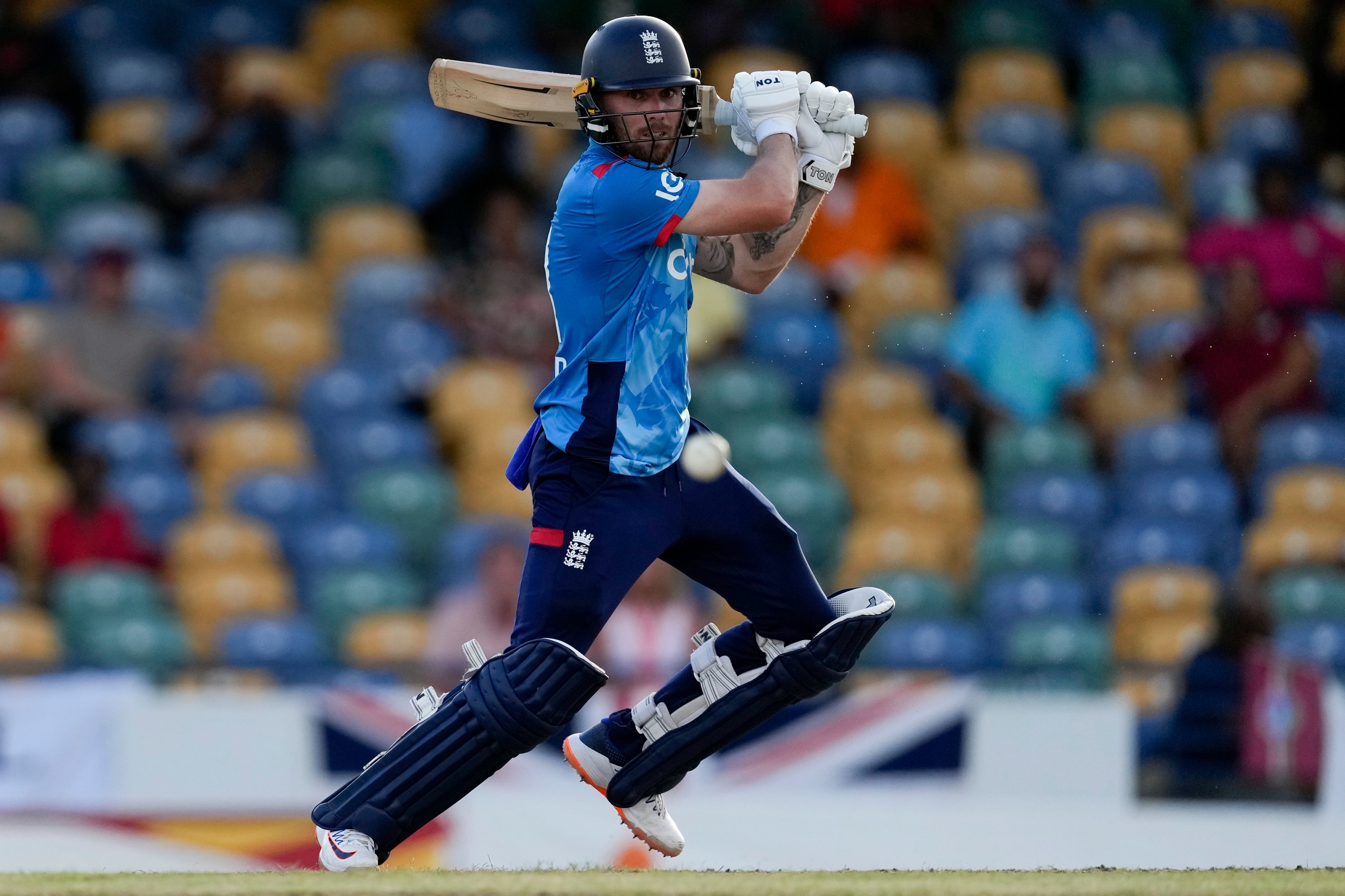 Phil Salt made a battling 74 for England (Ricardo Mazalan/AP)