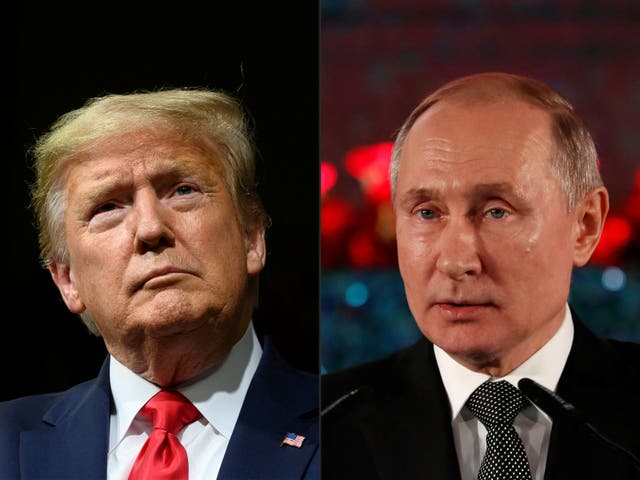 <p>Putin congratulated Trump on his election victory - but admits he has ‘no idea’ what will happen </p>