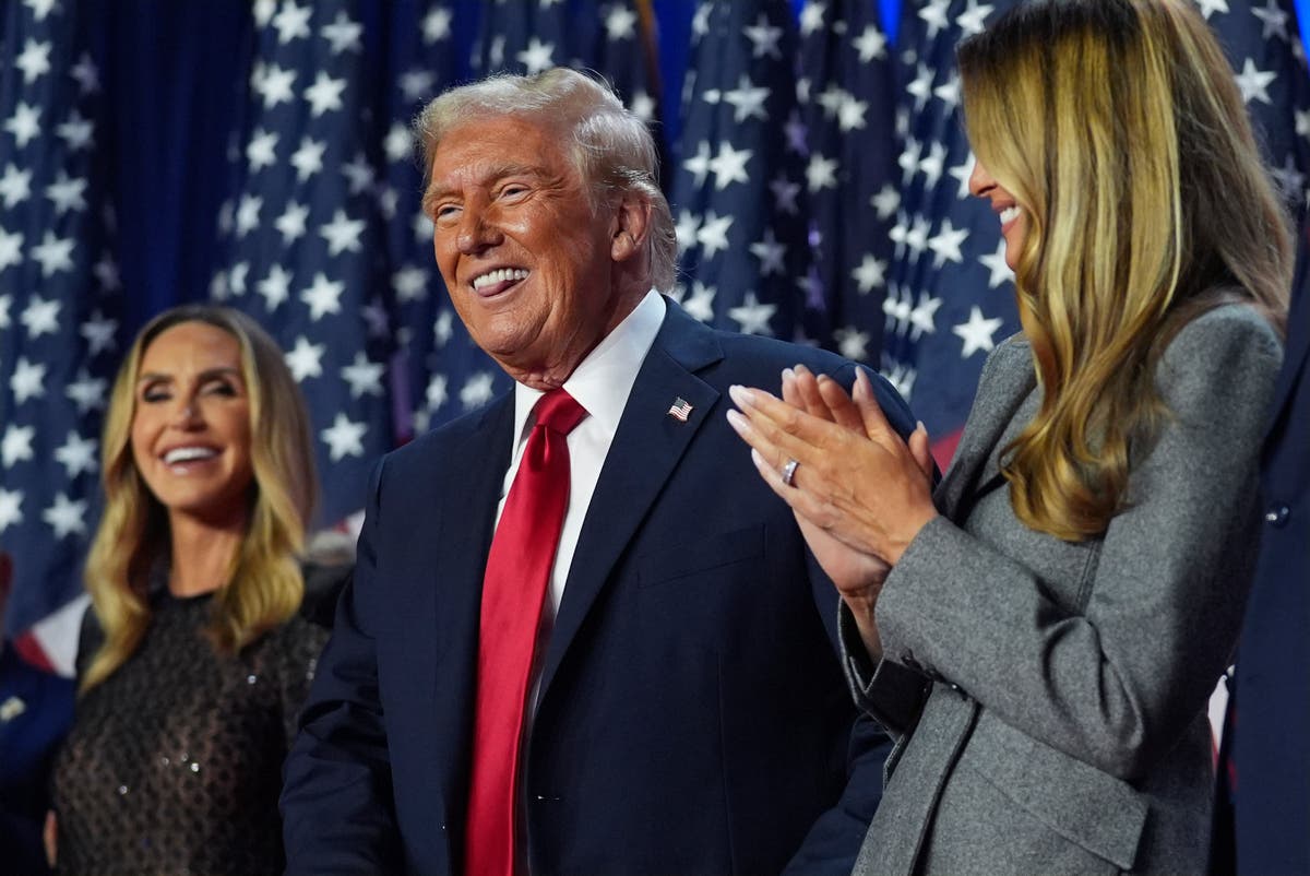 Election 2024 live: Trump allies tussle for cabinet jobs as Harris concedes