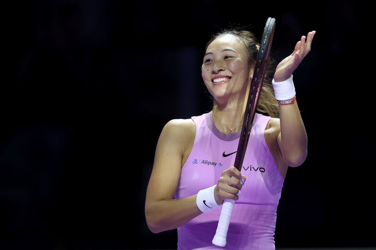 Qinwen Zheng powers into WTA Finals last four as Aryna Sabalenka stunned