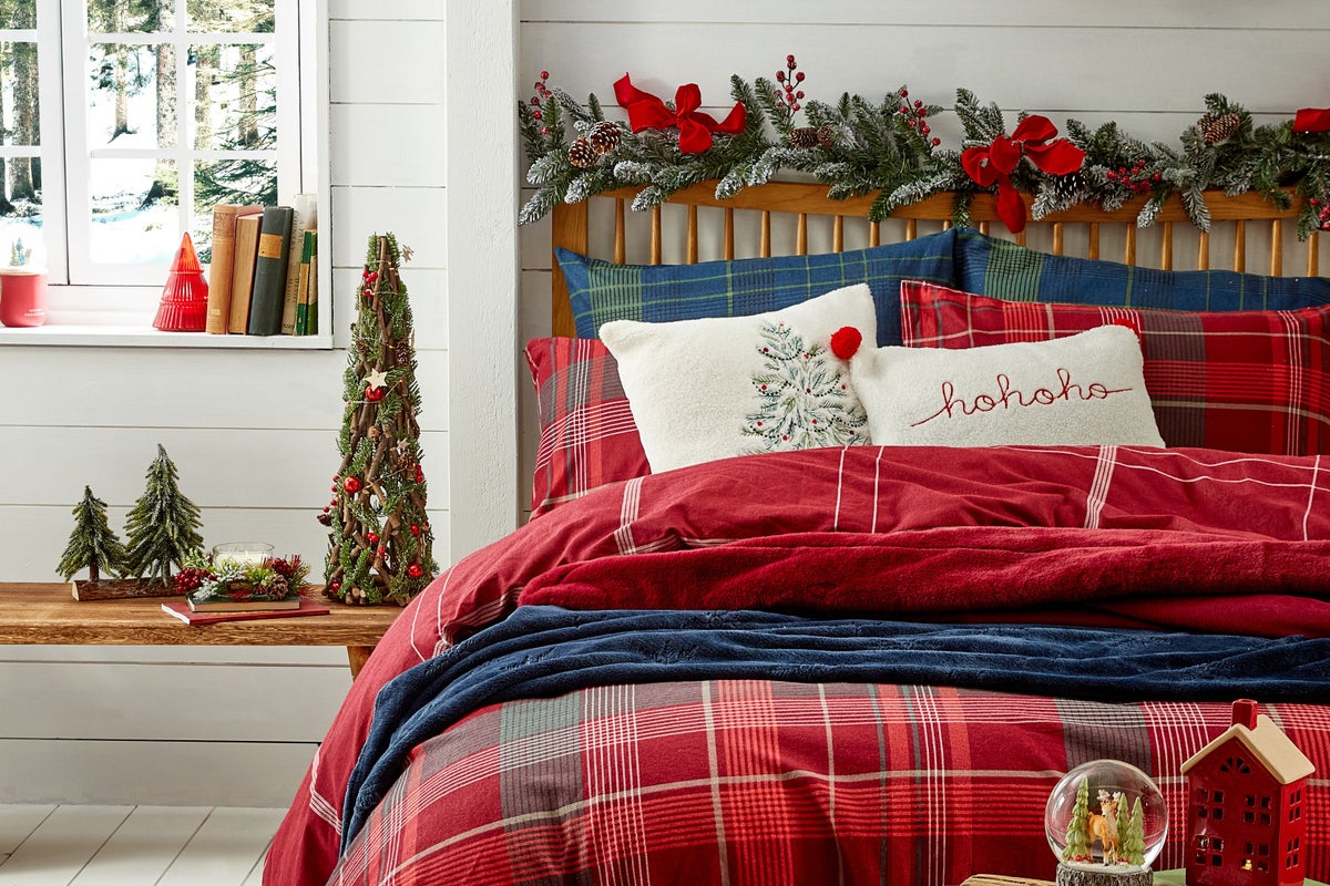 How to transform a bland bedroom into a cosy, festive space