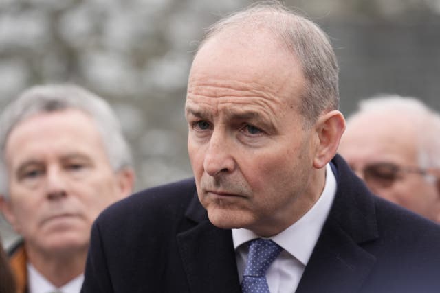 Micheal Martin said on Thursday that Ireland will intervene by ‘the end of the year’ (Brian Lawless/PA)