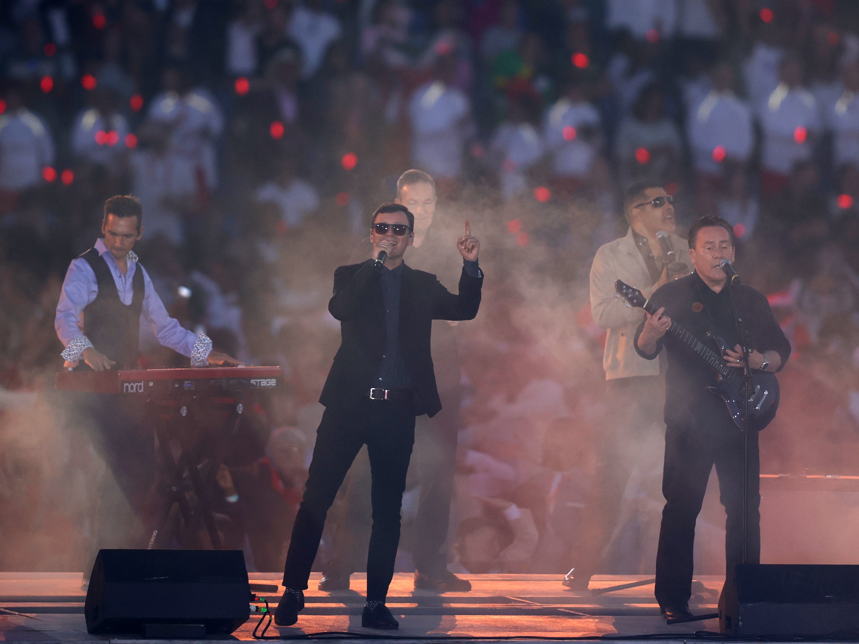 UB40 performing at the Commonwealth Games in Birmingham, 2022