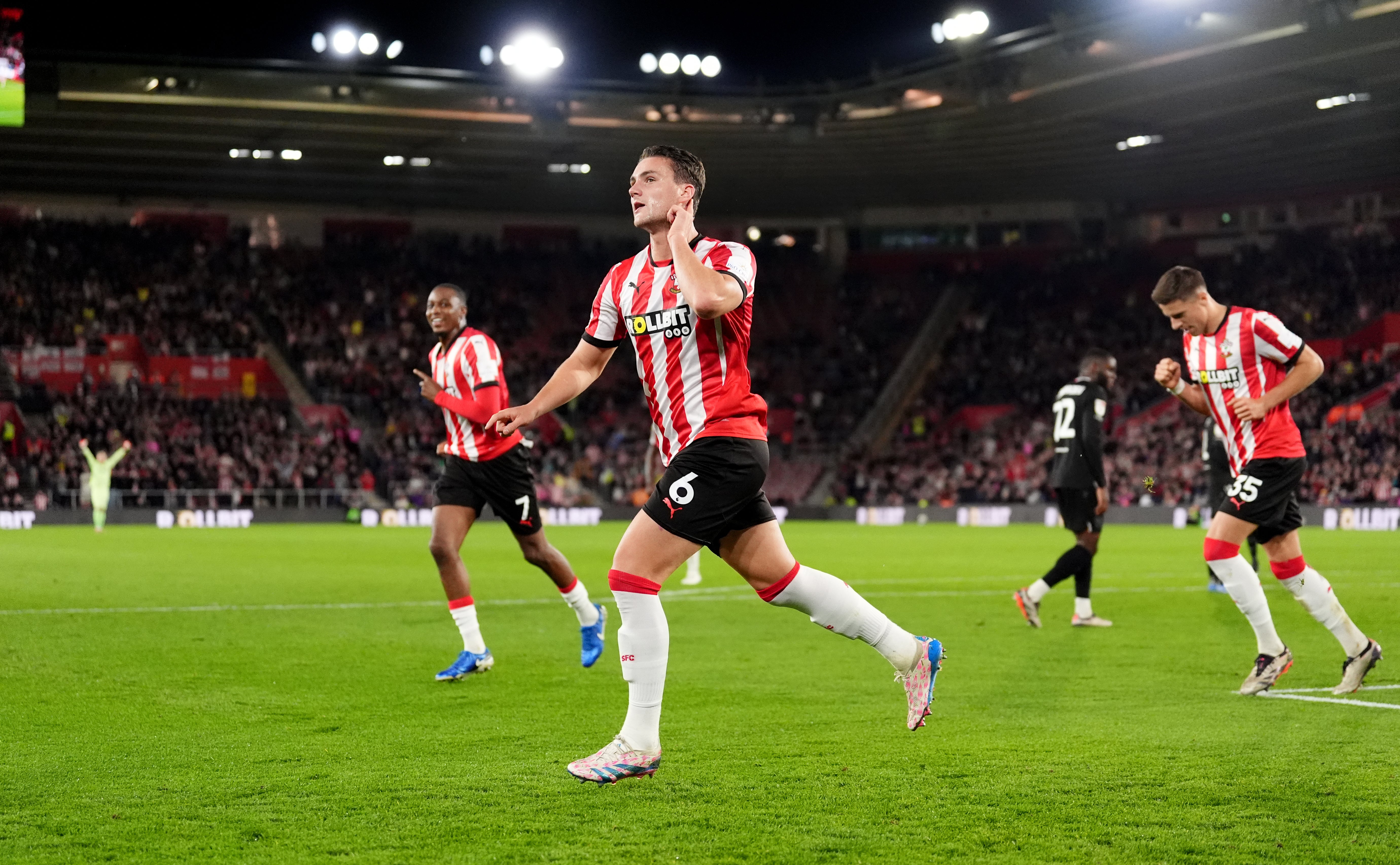 Taylor Harwood-Bellis has impressed for Saints this season (Zac Goodwin/PA)