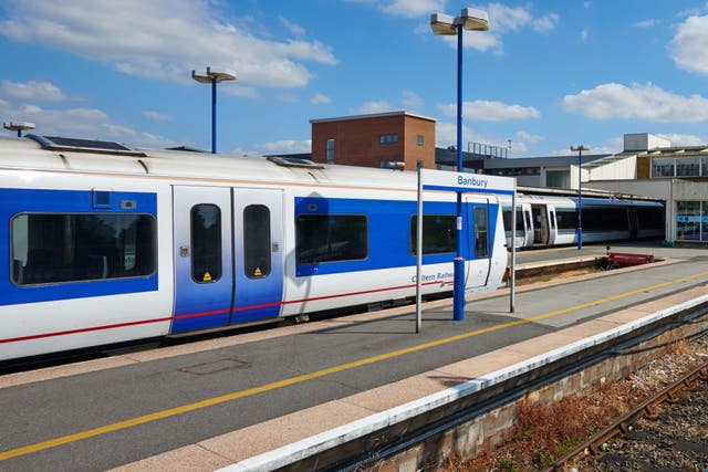 The incident happened at Banbury station (Alamy/PA)