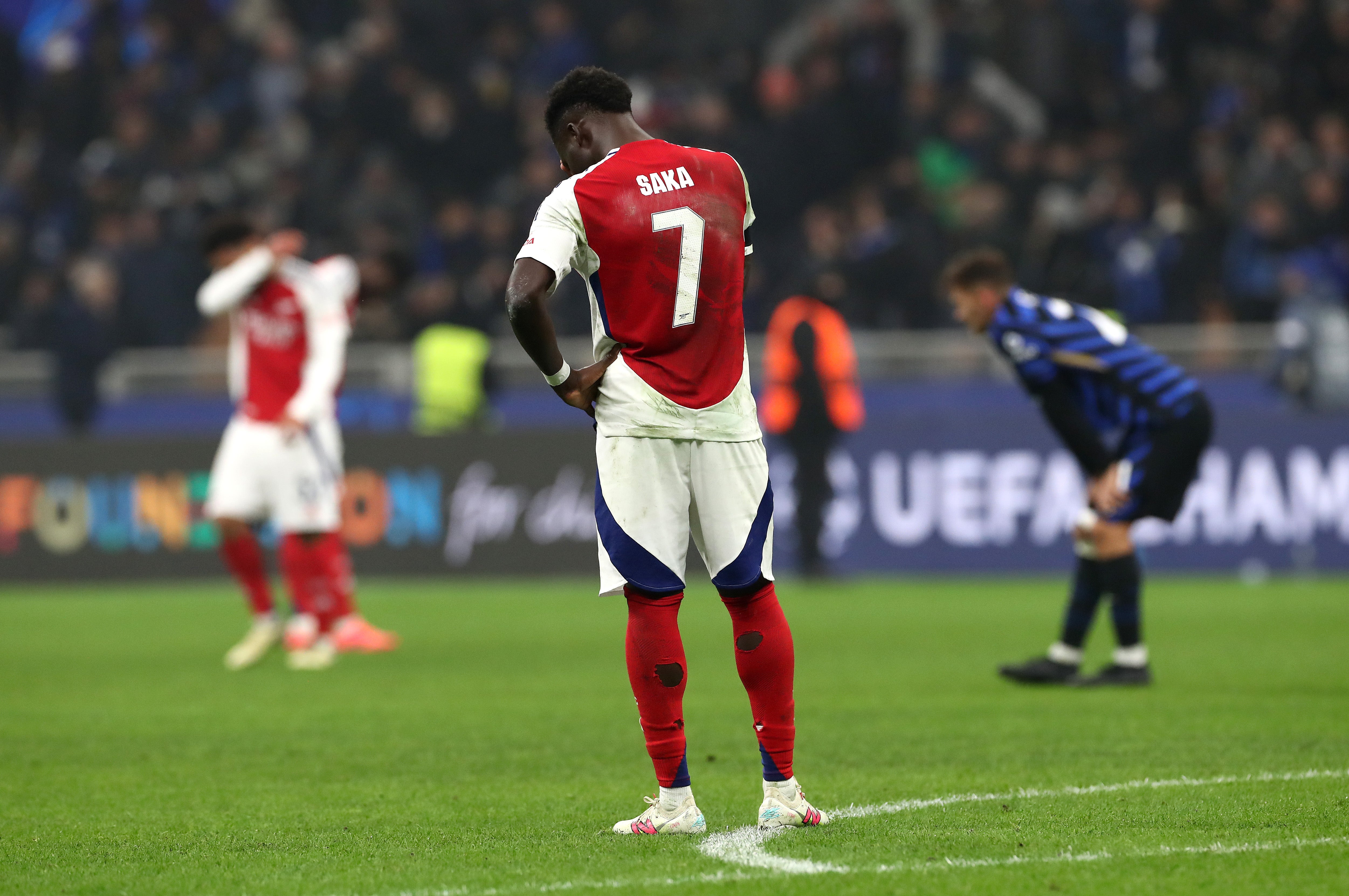 Arsenal fell to their second defeat of the week in Milan