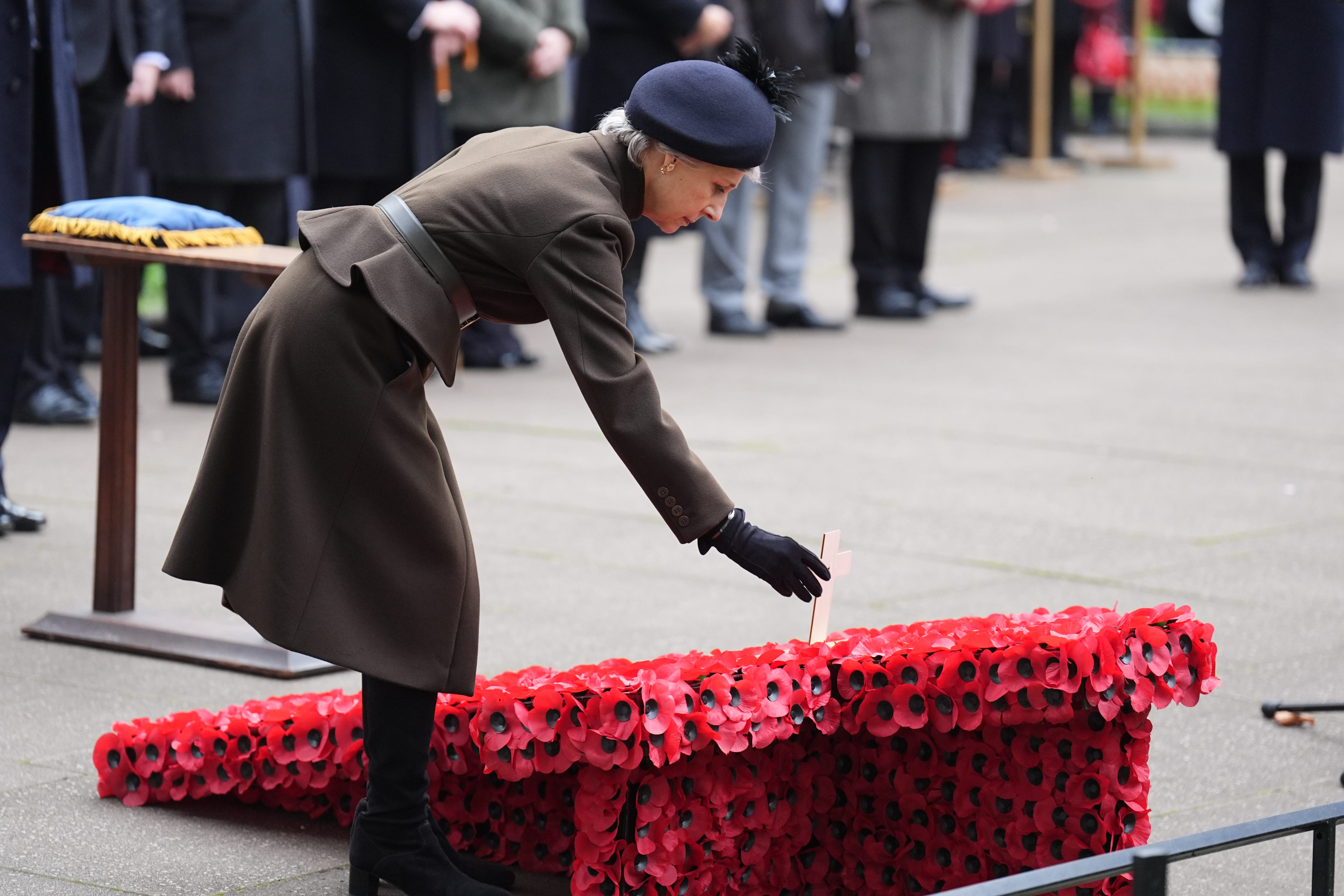 The duchess attended the 96th annual Field of Remembrance on Thursday (James Manning/PA)