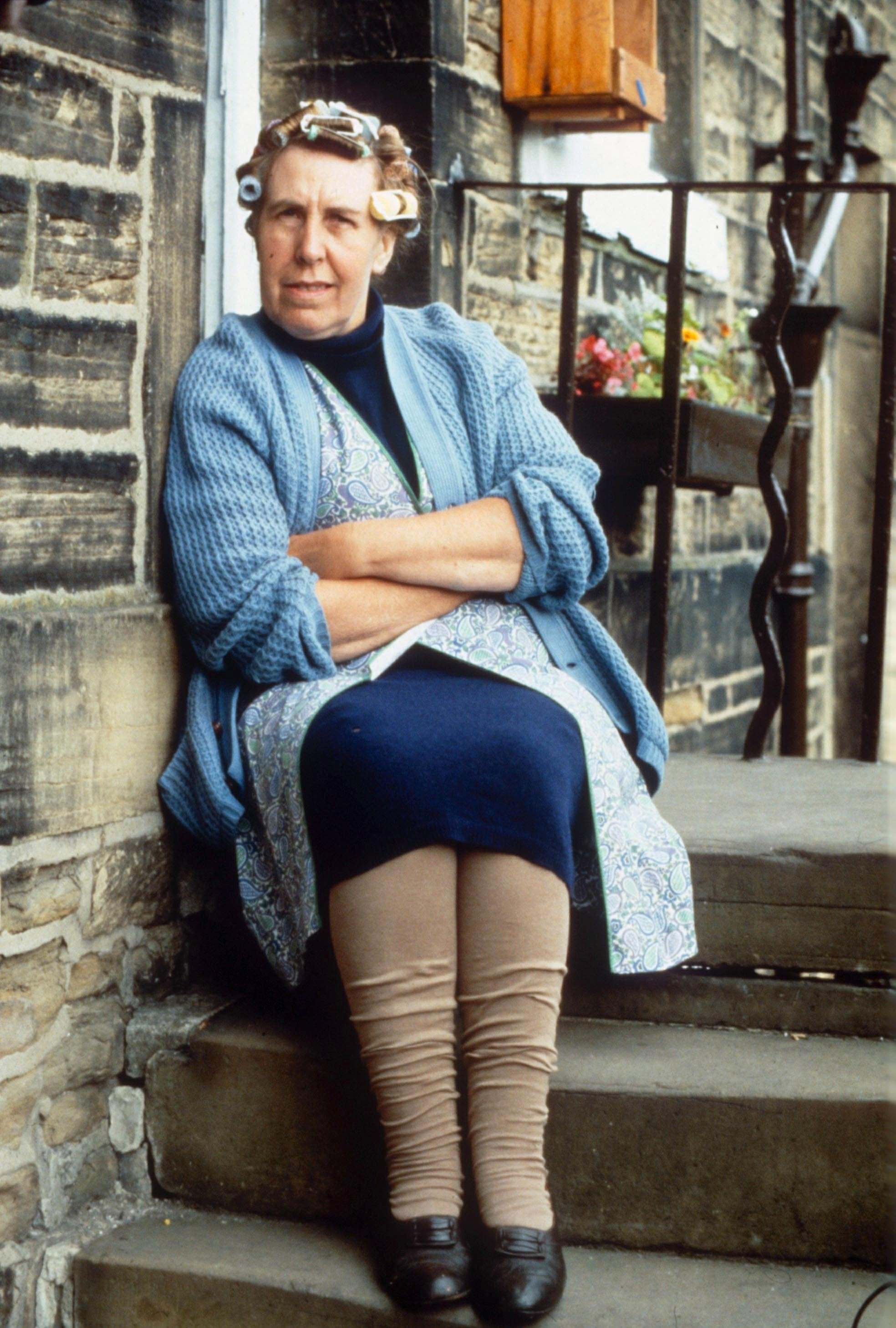 Kathy Staff as ‘Last of the Summer Wine’s’ Nora Batty in her shiver-inducing wrinkled tights