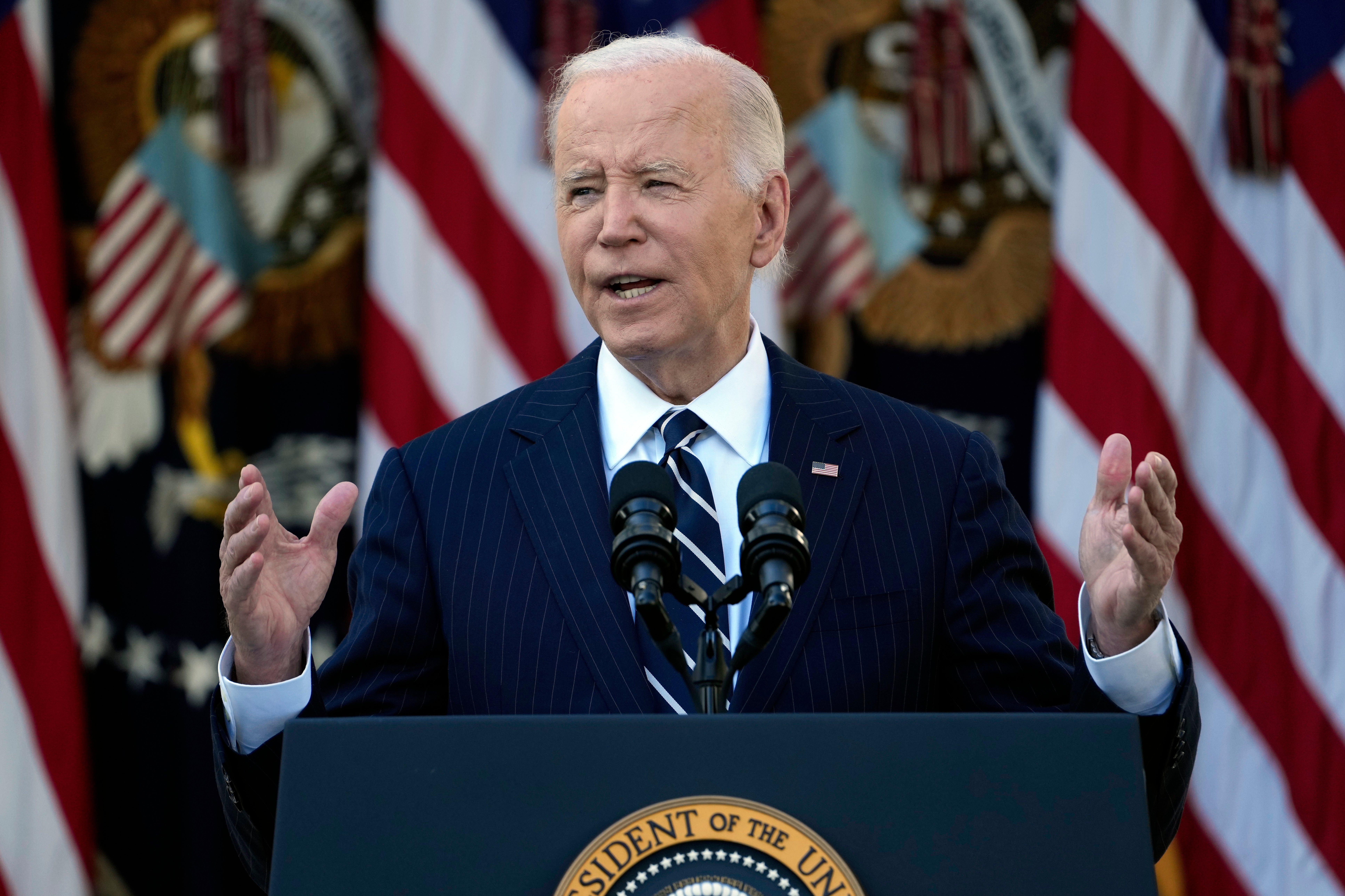 Biden, speaking at the White House after Kamala Harris’s election loss, could take action on several issues before the second Trump presidency begins