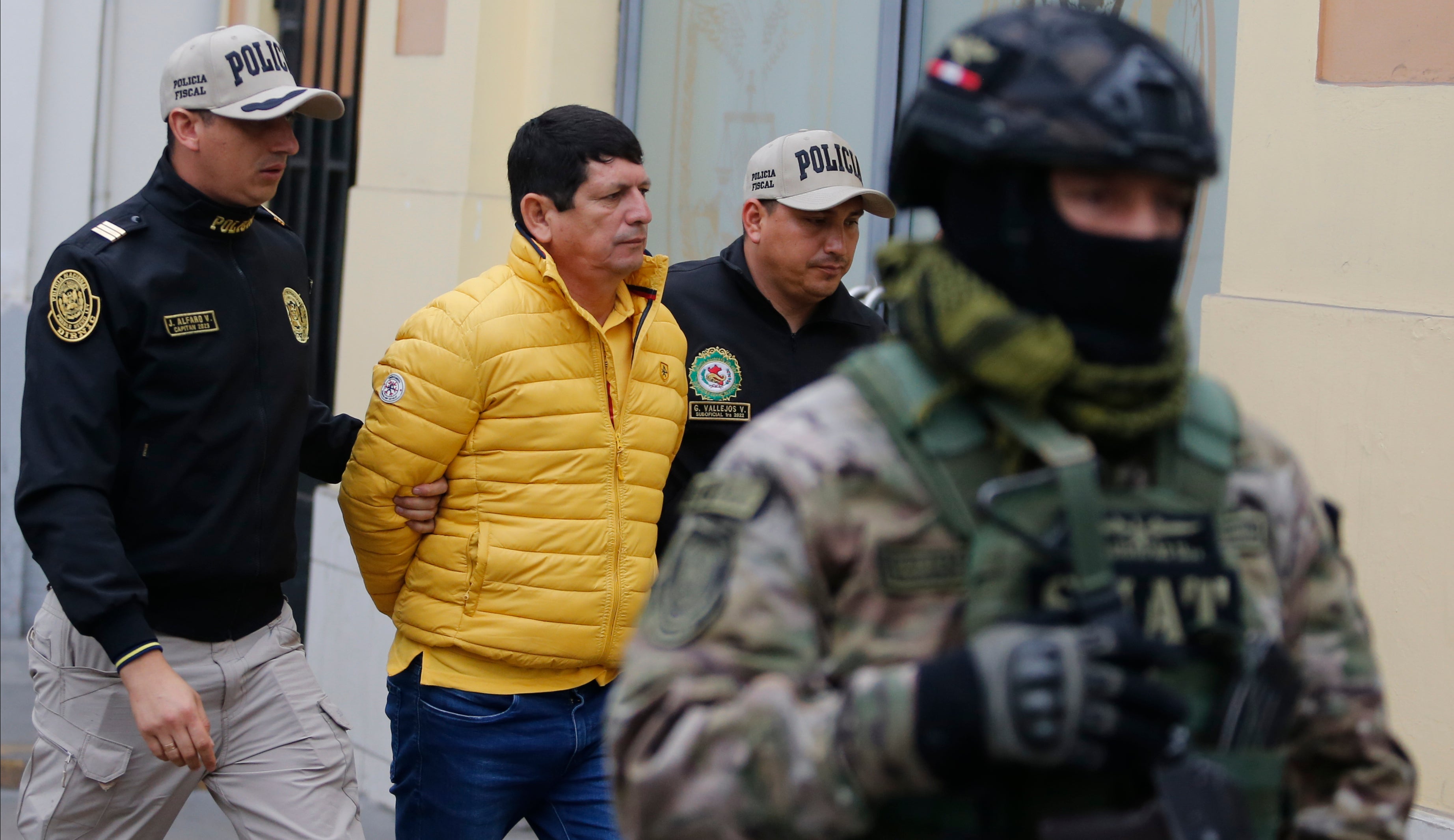 APTOPIX Peru Soccer Boss Arrested