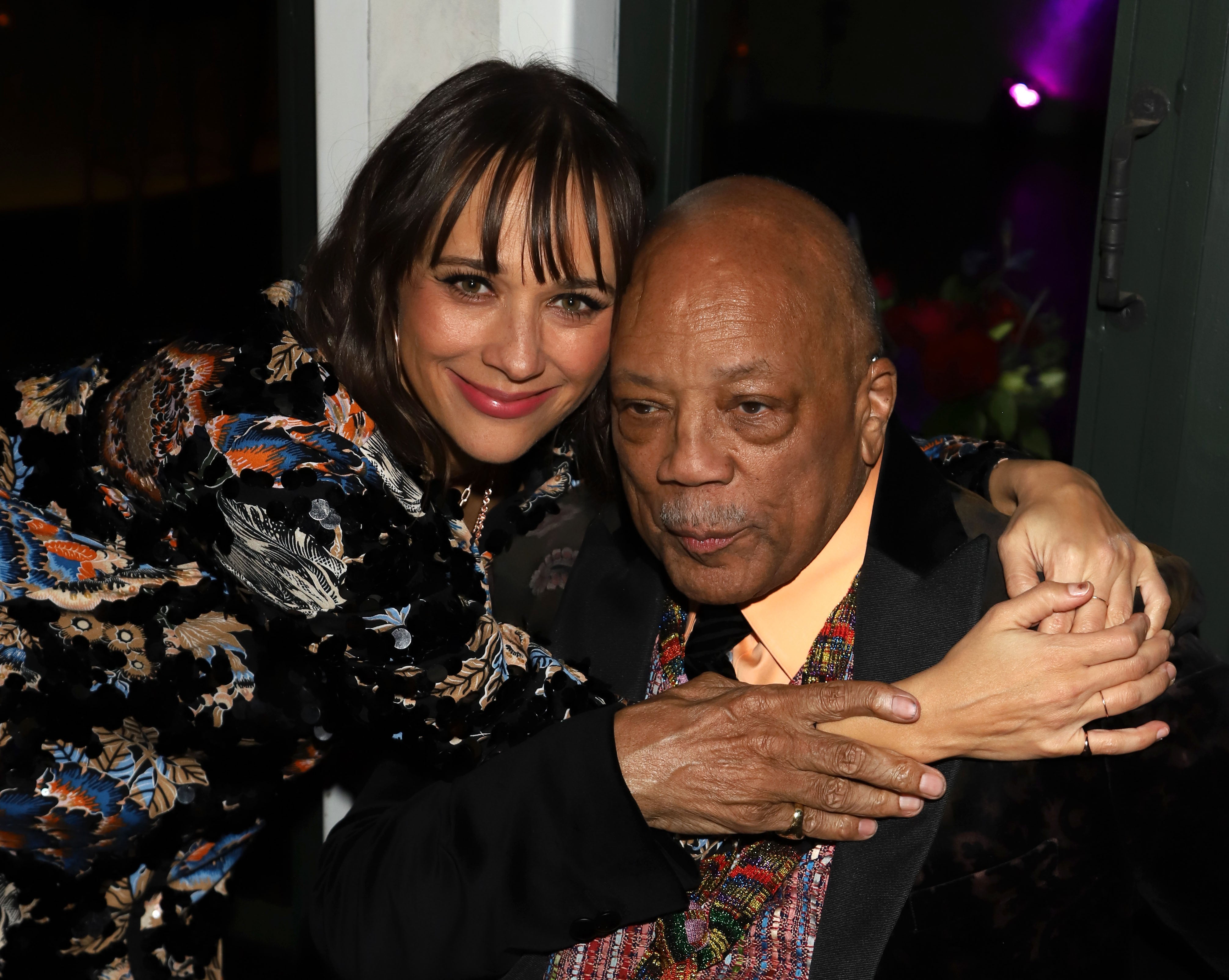 Rashida Jones paid tribute to her late father Quincy Jones, calling him ‘a giant’ and ‘an icon’