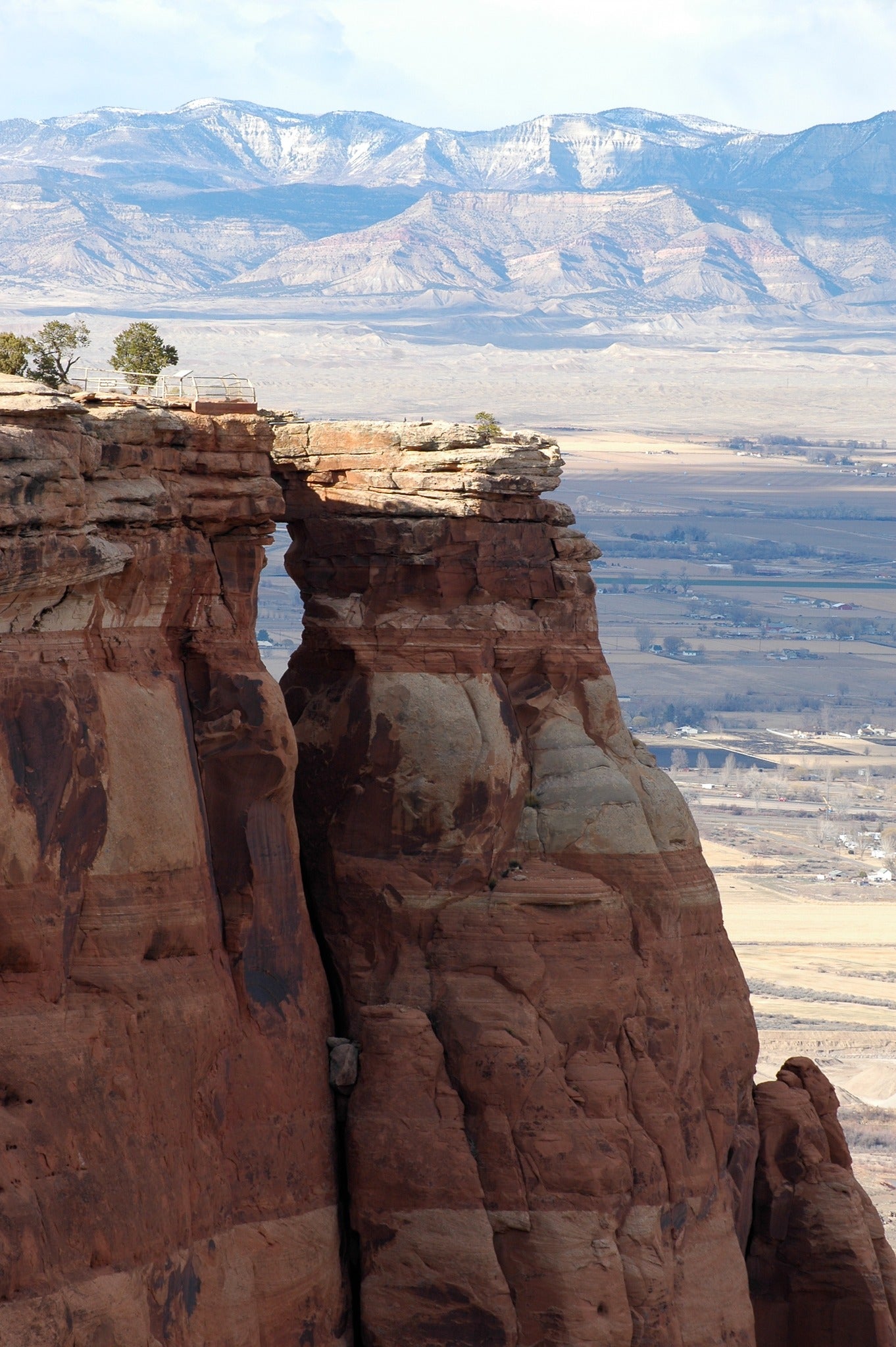 Window Rock, a sandstone formation, is seen at Colorado National Monument near Grand Junction. The city was the most unusually hot of nearly 200 analyzed in October