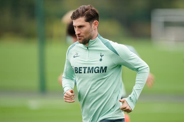 Ben Davies and Tottenham will quickly turn their focus to Sunday’s visit of Ipswich (Zac Goodwin/PA)