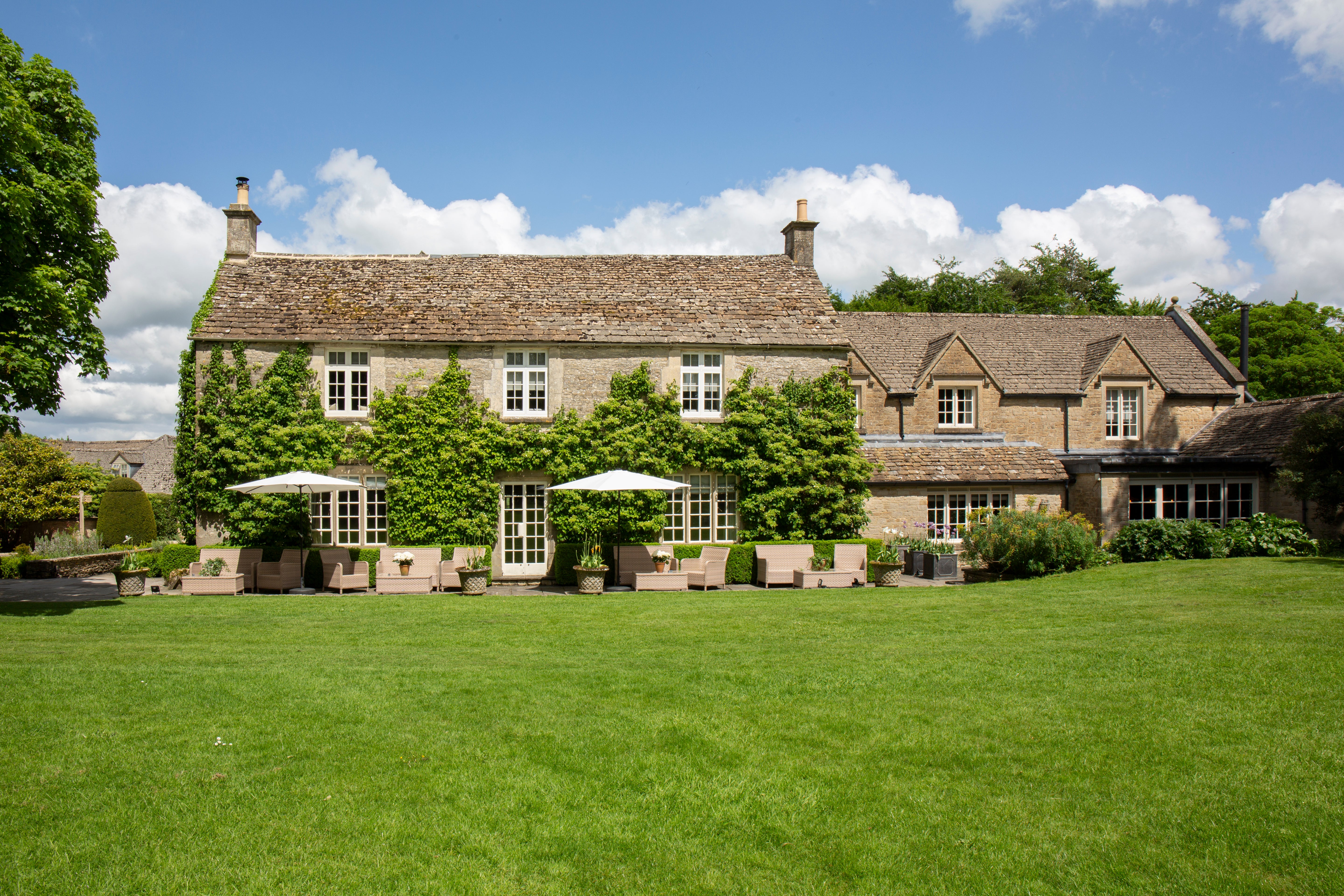 Calcot Manor near Tetbury is quintessential Cotswolds