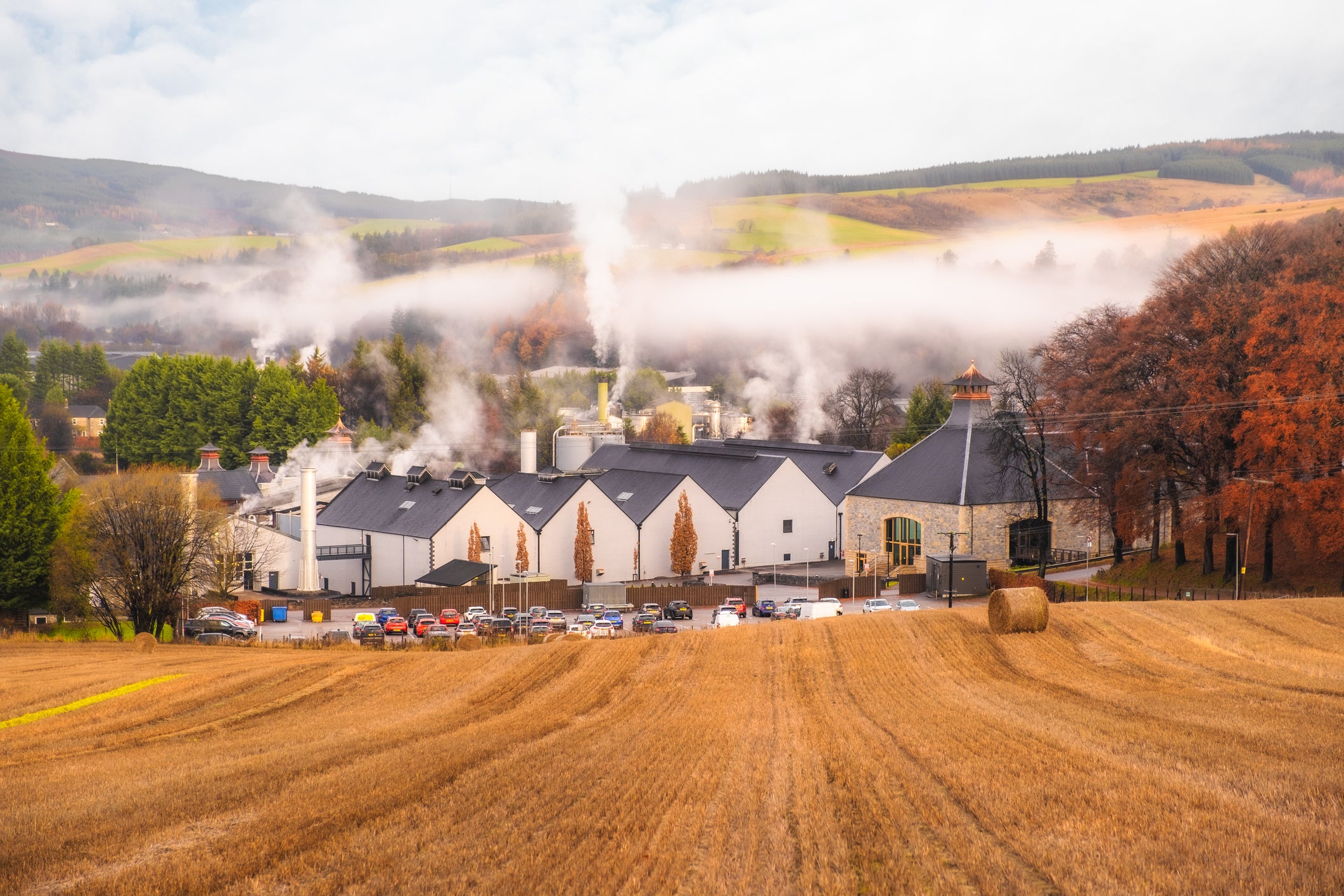 Dufftown em Aberdeenshire é conhecida como a capital do whisky da Escócia