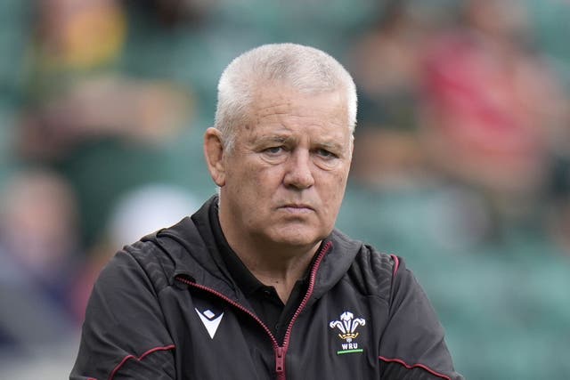 Warren Gatland has included uncapped Scarlets wing Blair Murray in the Wales team to face Fiji (Andrew Matthews/PA)