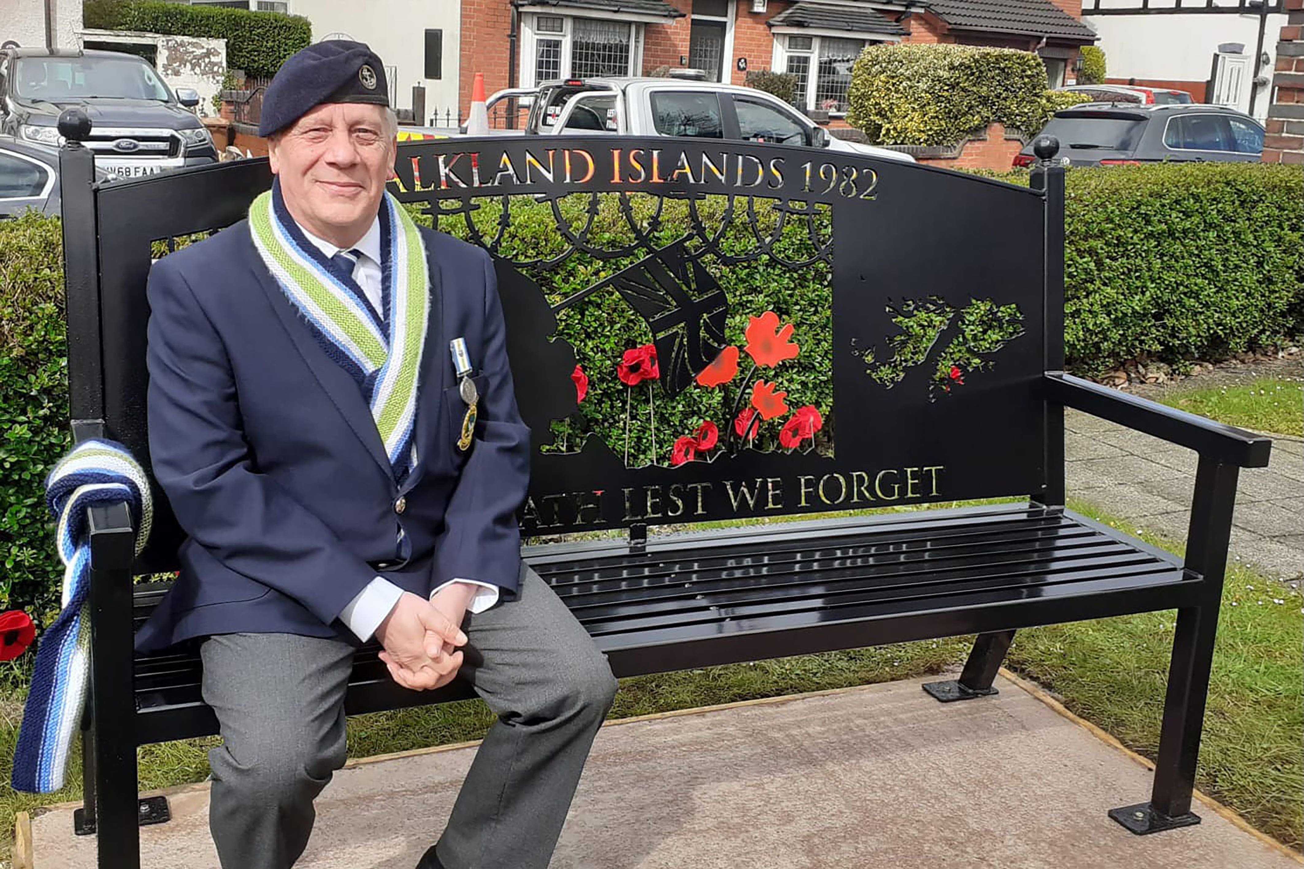 Neil Binder is a veteran of the Falklands War (Neil Binder/PA)