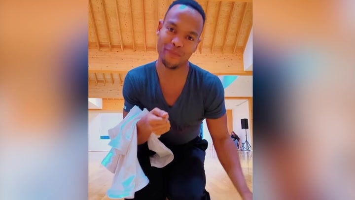 <p>Johannes Radebe breaks silence on Strictly exit rumours.</p>