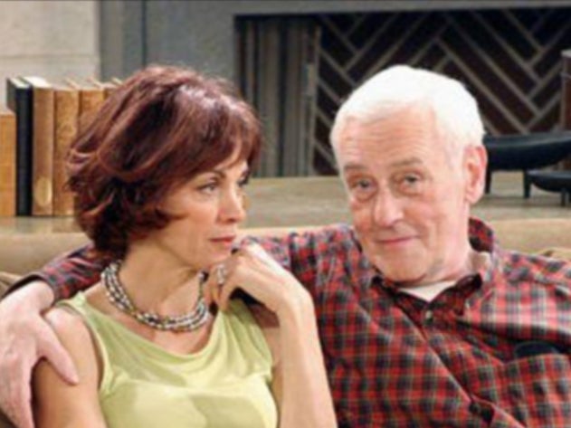 Wendie Malick and John Mahoney as Ronee and Martin in ‘Frasier’