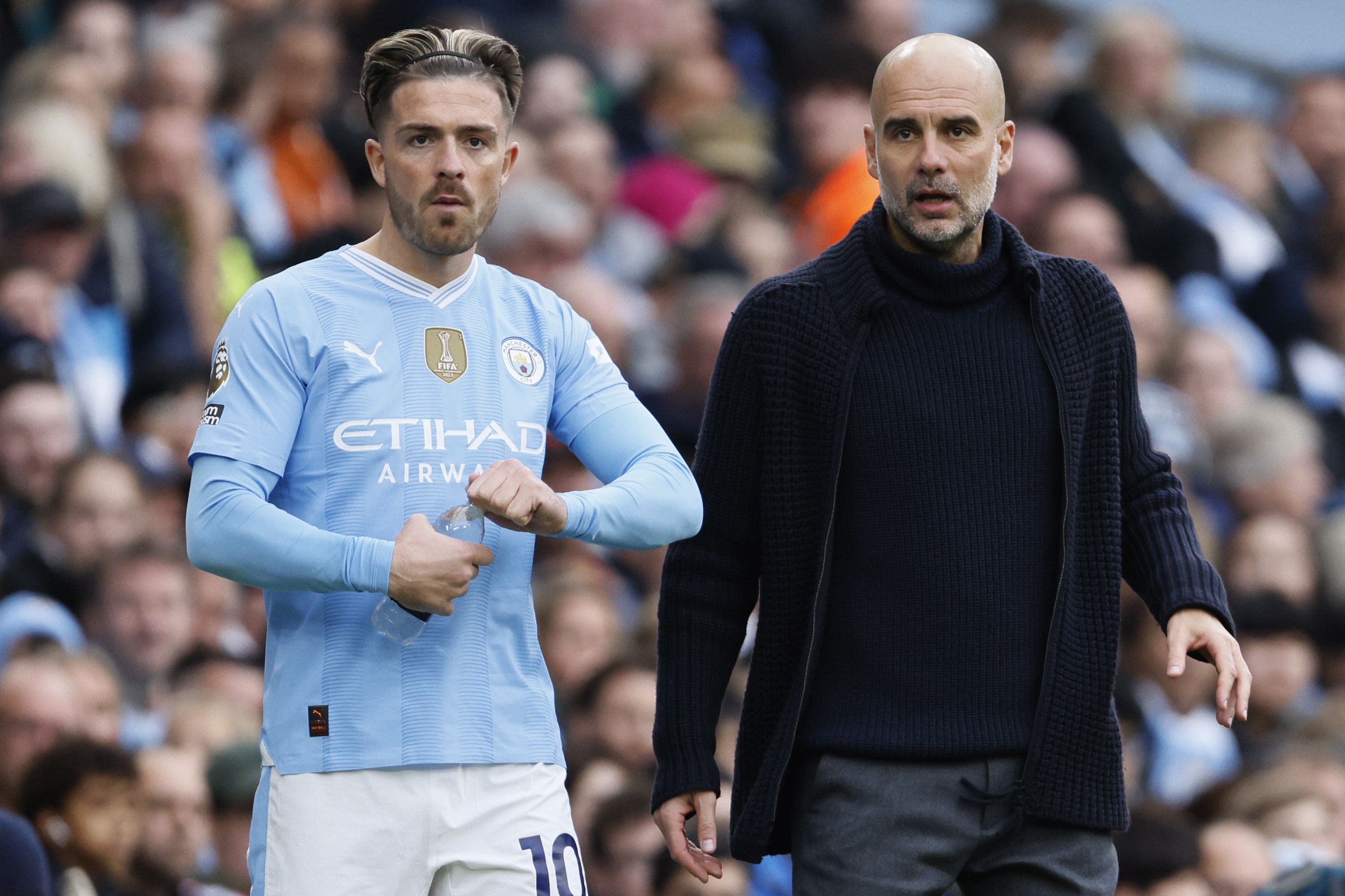 Pep Guardiola has insisted Jack Grealish is not fit despite the midfielder being called into the England squad (Richard Sellers/PA)