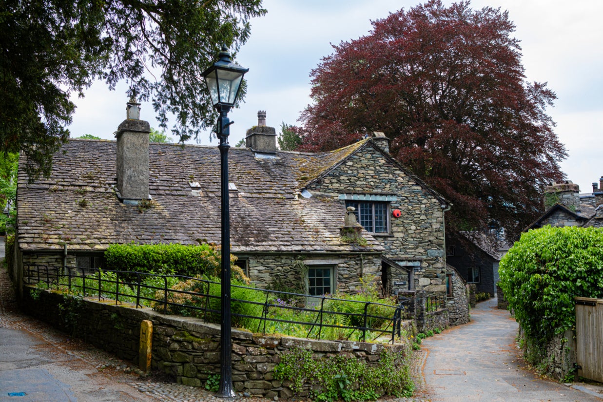 Dove Cottage, where poet William Wordsworth lived, in Grasmere along the Coast to Coast walk