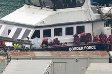 Women and children among latest arrivals on small boats crossing Channel