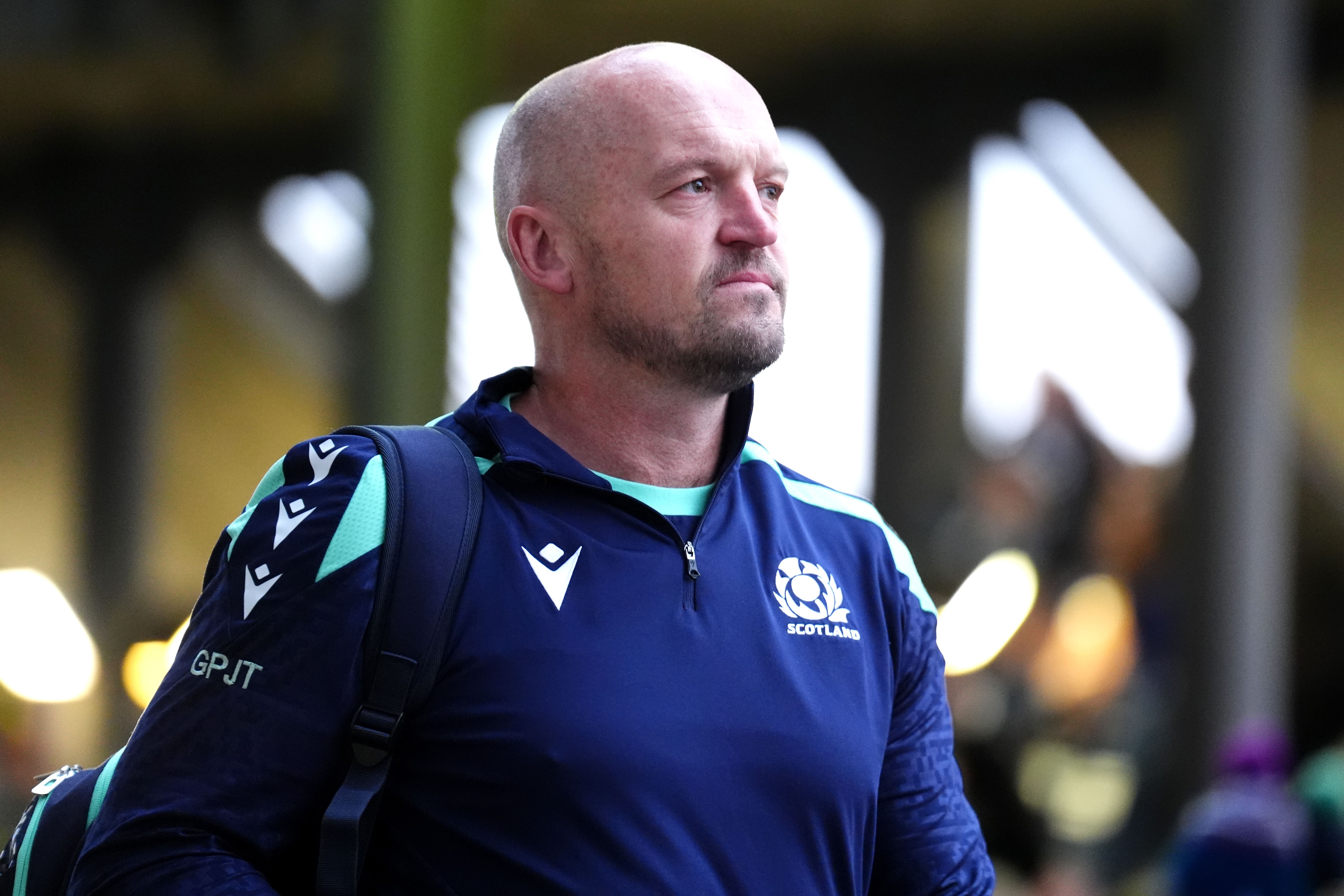 Gregor Townsend has had to reshuffle his back three (Andrew Milligan/PA)