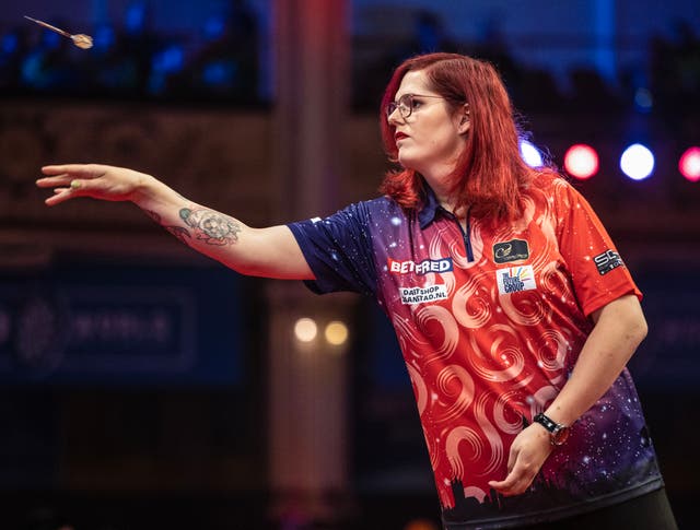 Noa-Lynn van Leueven has also qualified for the World Championship (Mark Robinson/PDC/PA)