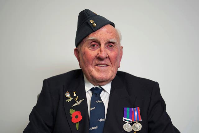 Britain Aging Veteran's March