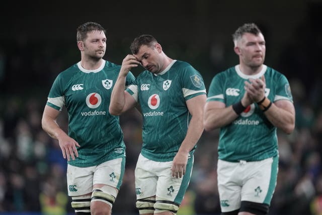 Ireland’s players have vowed to bounce back (Brian Lawless/PA)