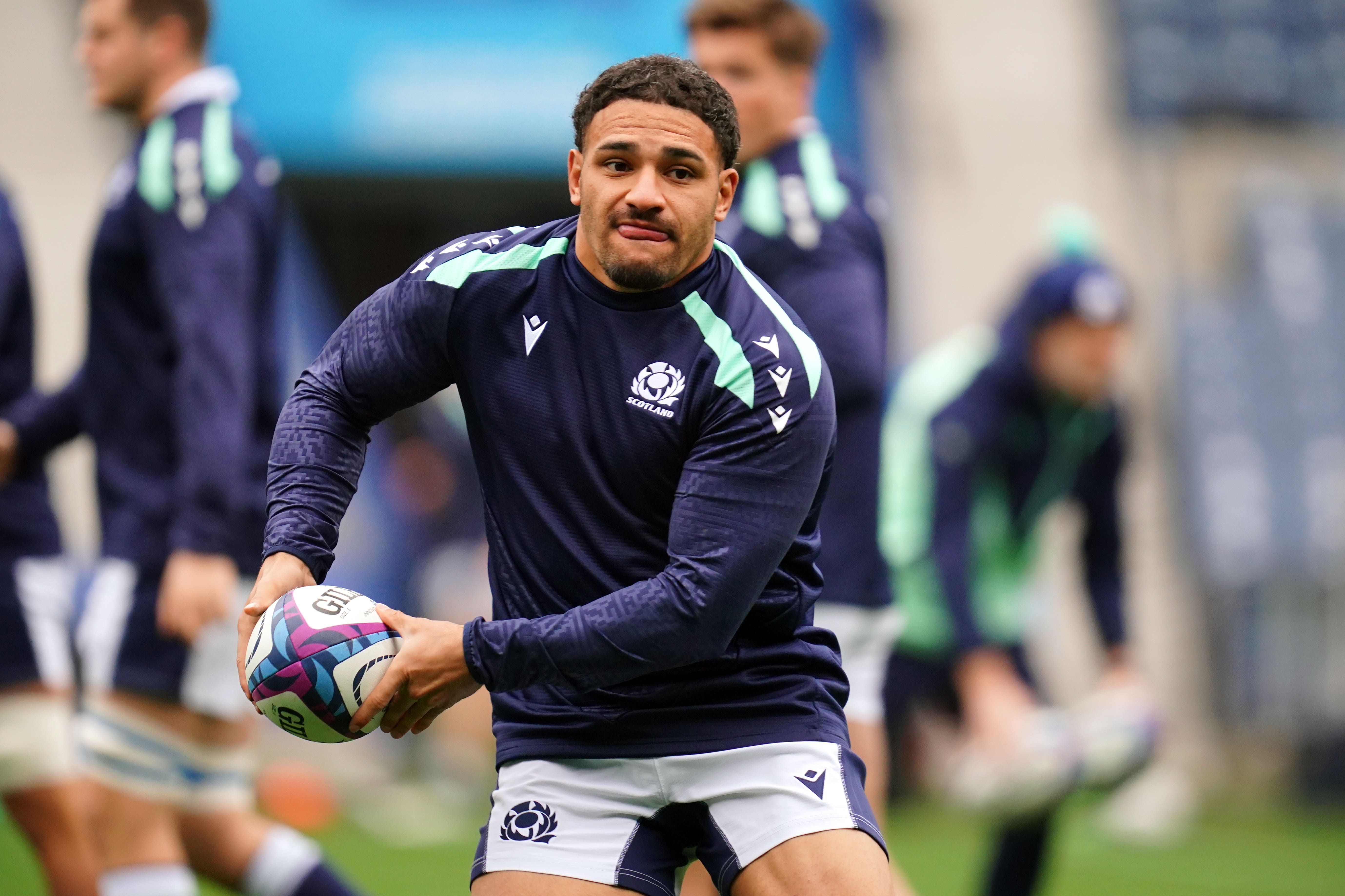 Sione Tuipulotu gears up for the visit of the Springboks (Jane Barlow/PA)