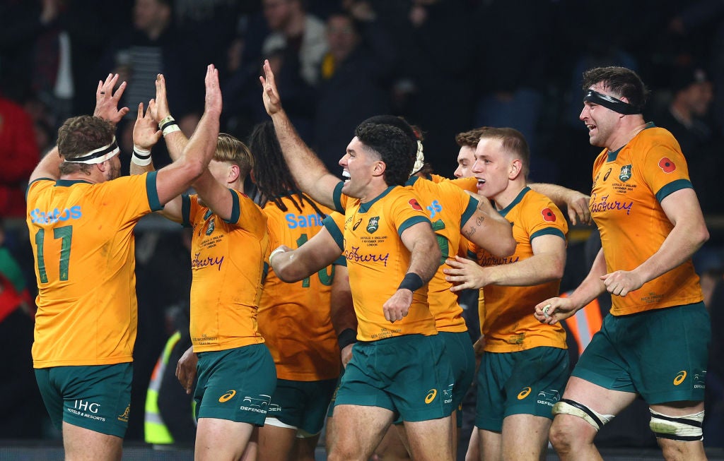 Australia could celebrate an unexpected win at Allianz Stadium