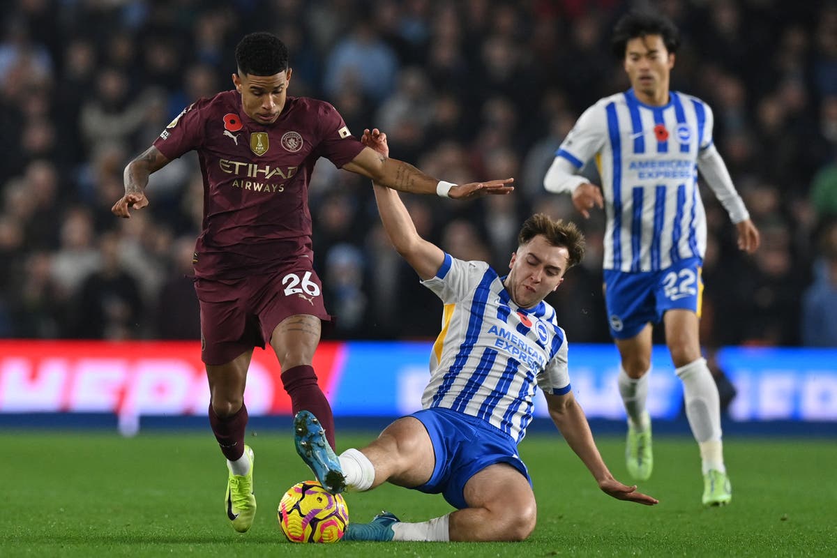 Brighton vs Manchester City LIVE: Latest Premier League updates