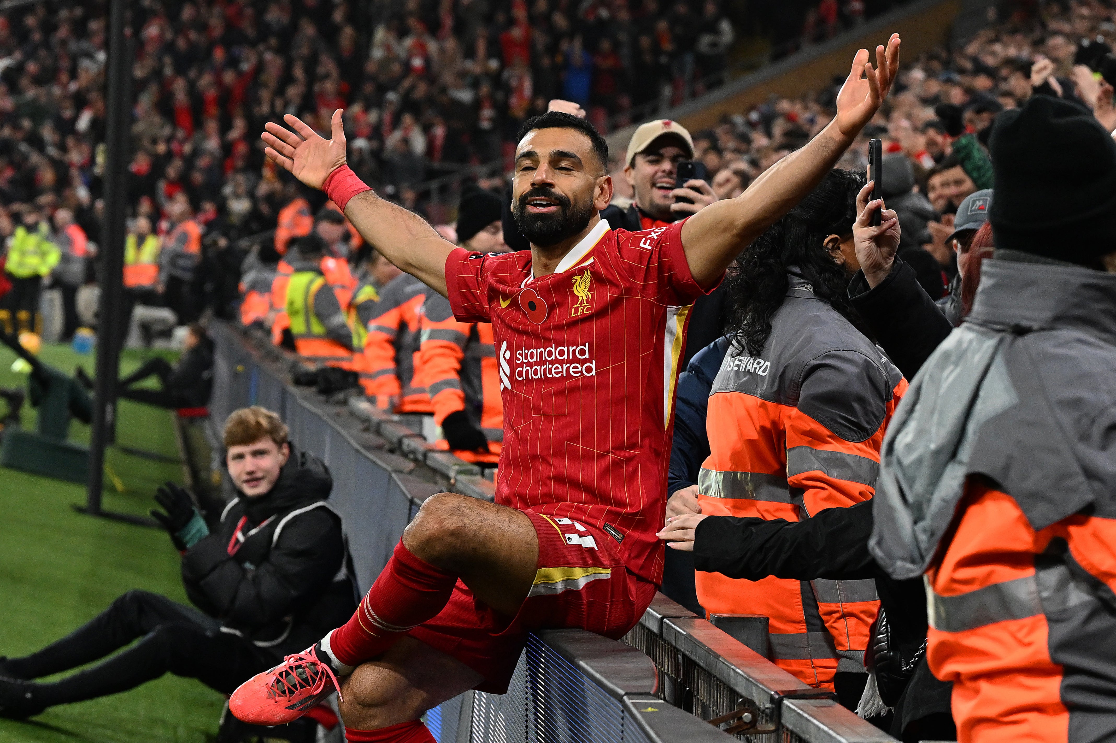 Mohamed Salah wrapped up victory for Liverpool