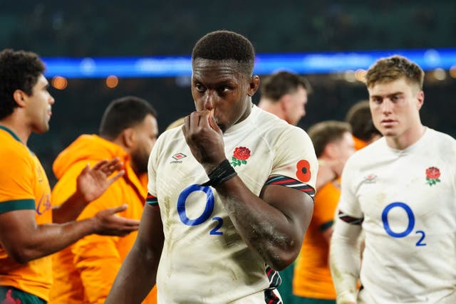 Maro Itoje has set his sights on beating South Africa after suffering another home defeat (David Davies/PA)