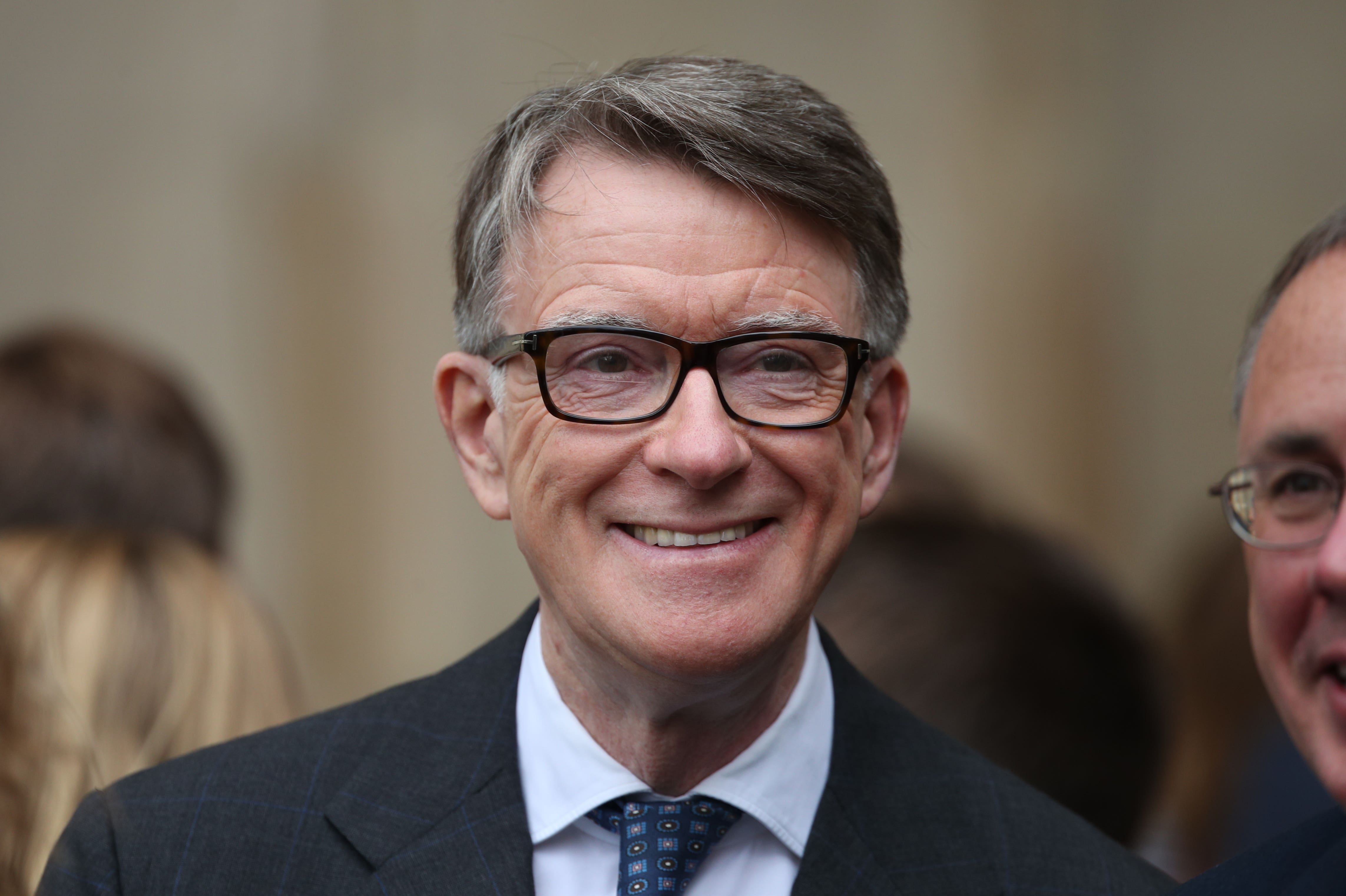 Lord Mandelson said his focus was on the election to become the chancellor of the University of Oxford (PA)