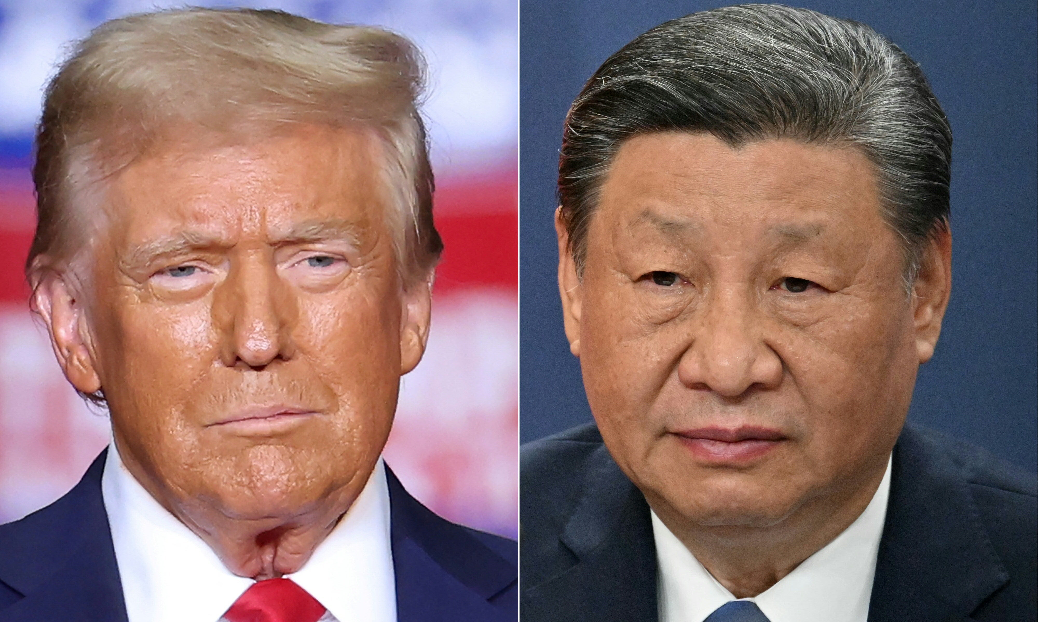 Donald Trump and Xi Jinping