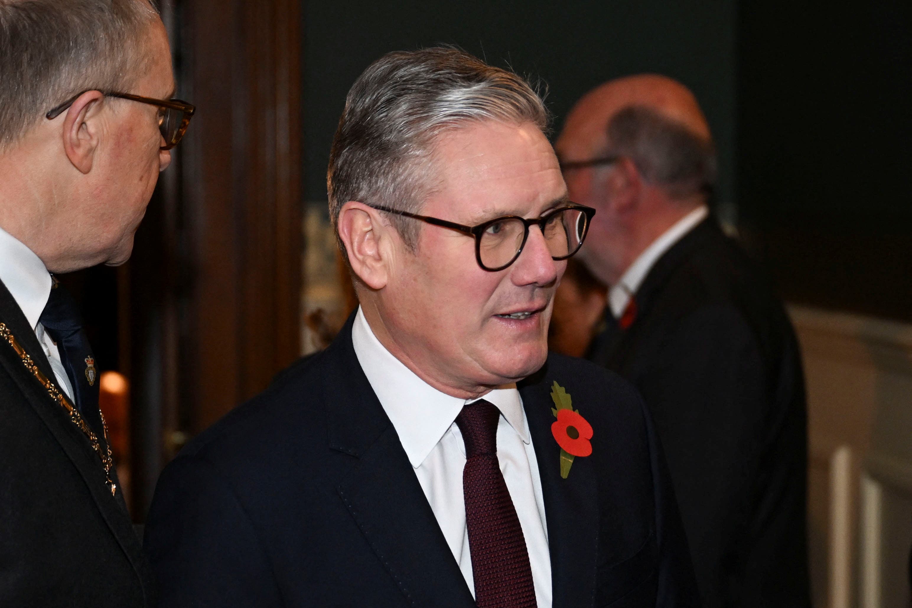 Prime Minister Sir Keir Starmer arriving to attend the annual Royal British Legion Festival of Remembrance at the Royal Albert Hall in London. (PA)