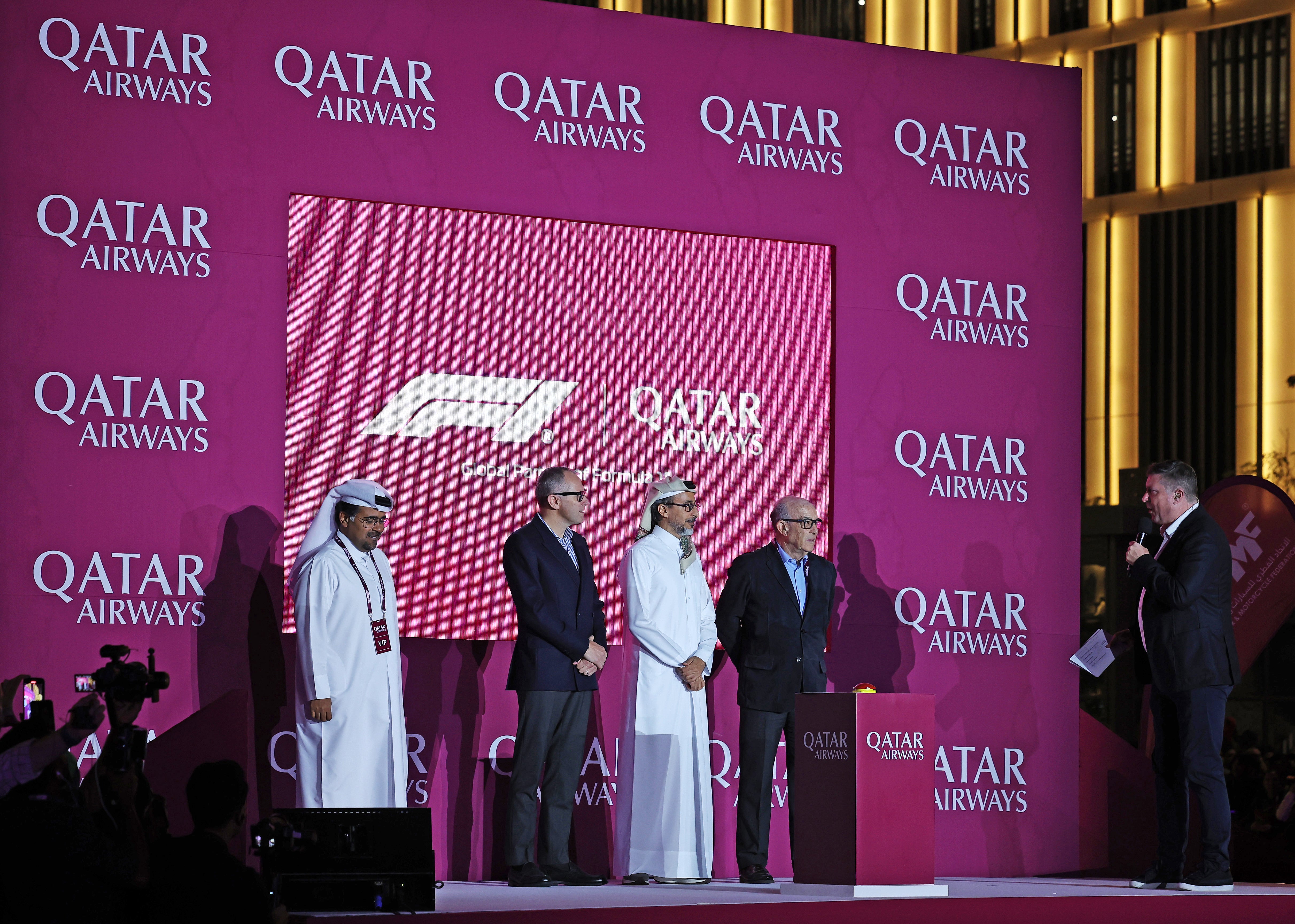 Qatar Airways are a key sponsor of Formula 1