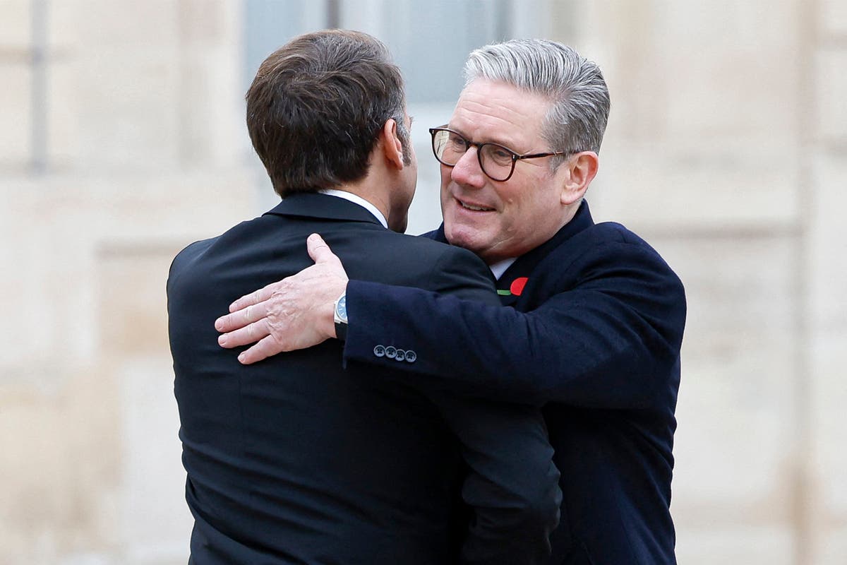 Keir Starmer joins Macron for Armistice Day as leaders discuss Trump and Nato
