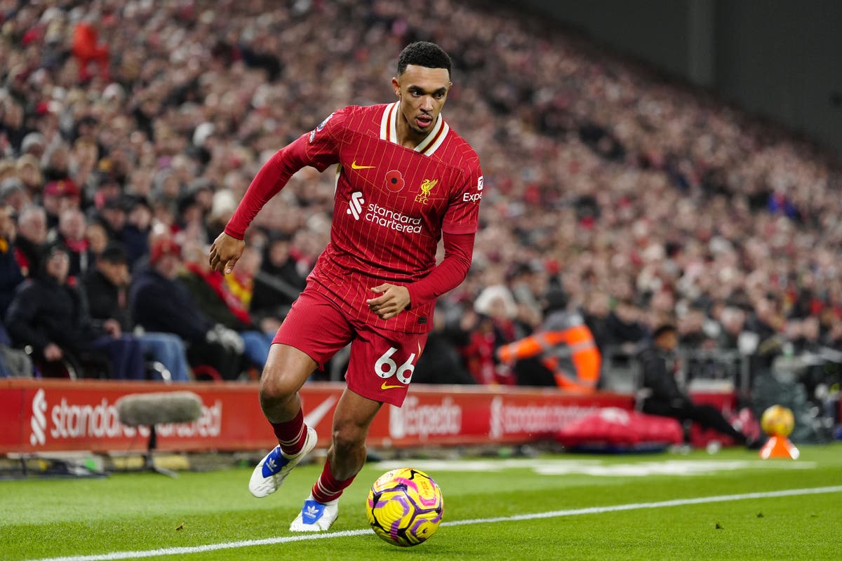 Trent Alexander-Arnold set to be sidelined for two weeks with hamstring issue